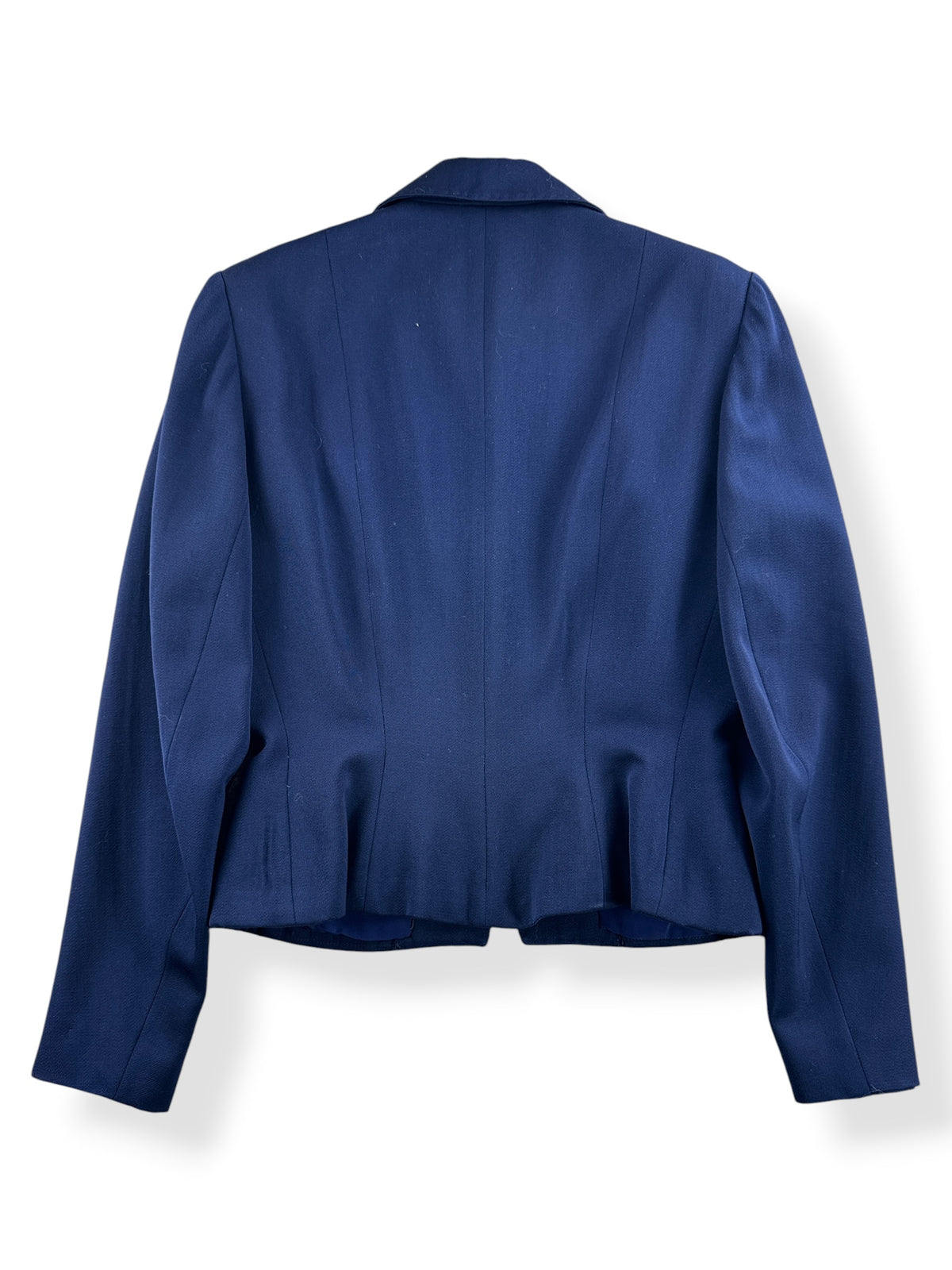 Back of Vintage 40s Navy Wool Blazer SZ S - AS IS