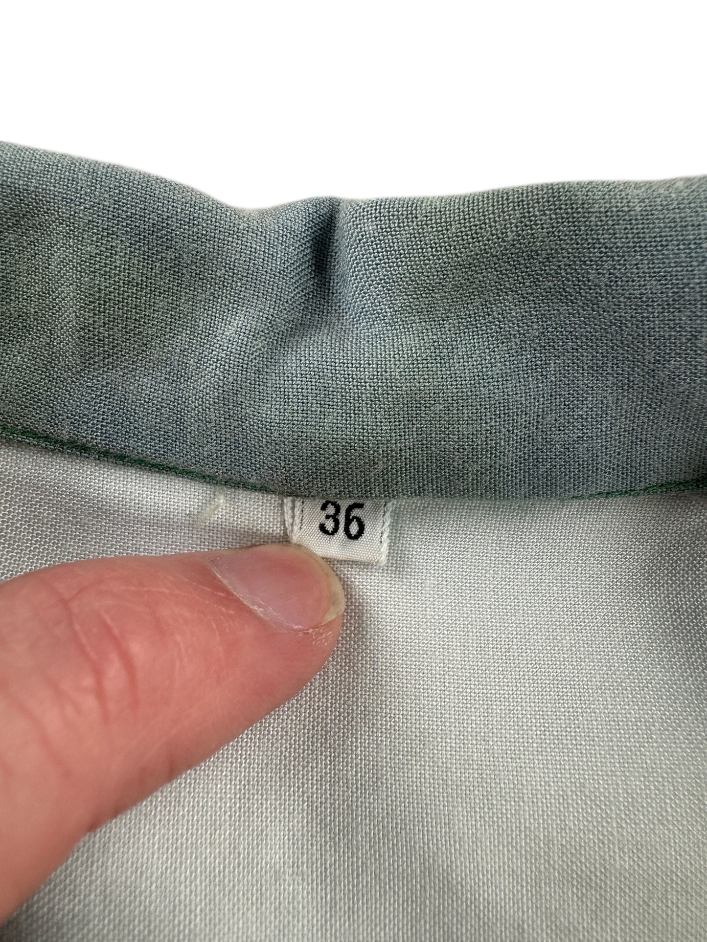 Size on Vintage Boeing Bowling Shirt SZ S AS IS