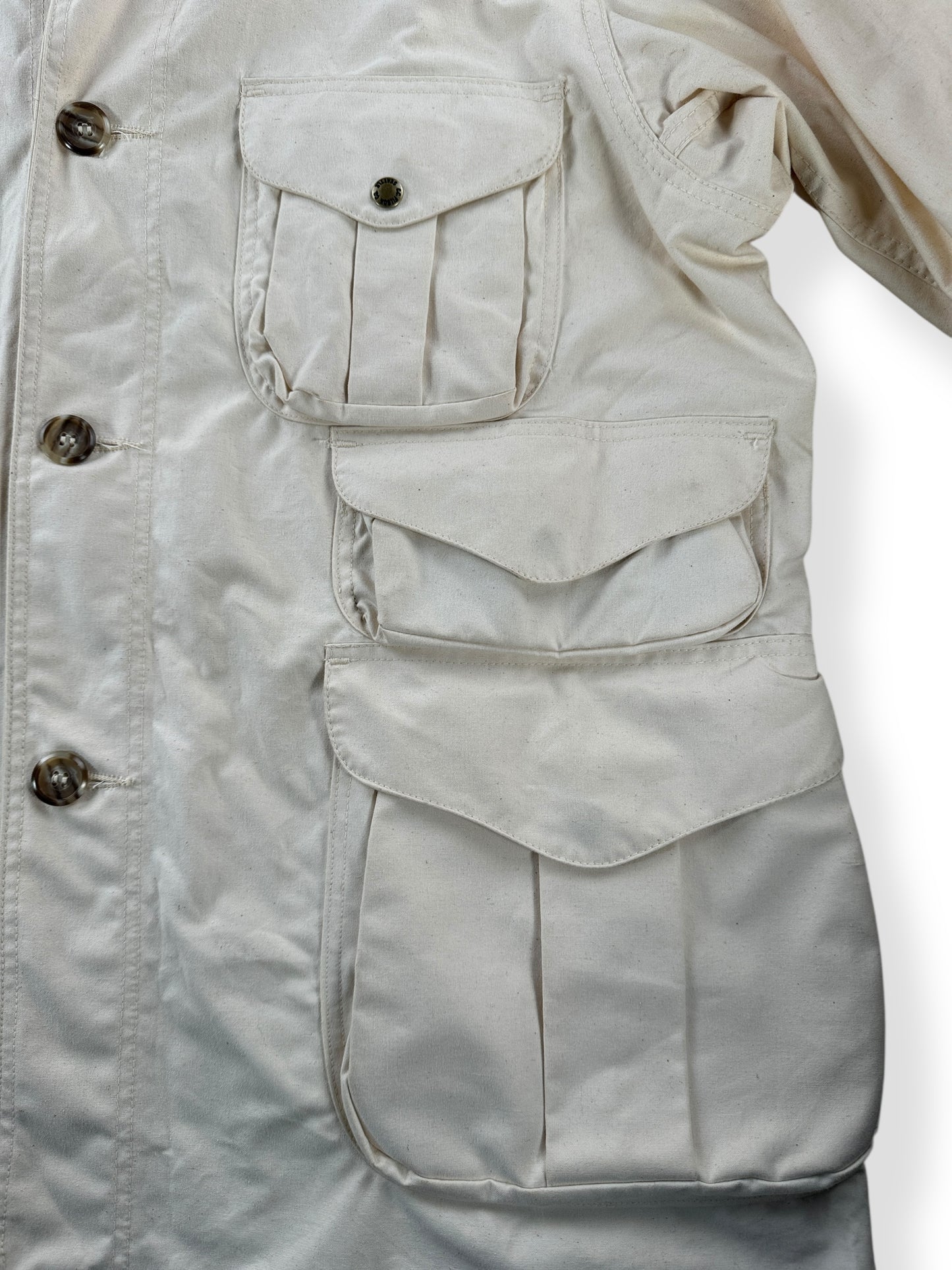 Pockets on Vintage Filson Upland Bird Hunting Jacket SZ XL