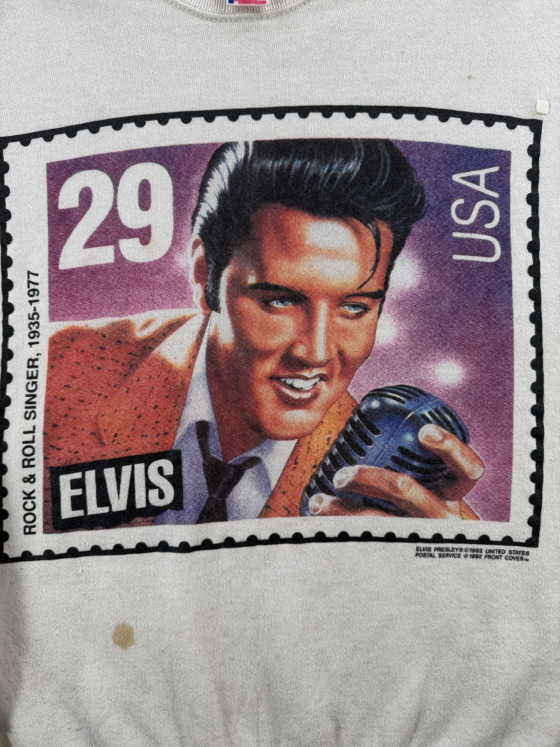 Graphic of Vintage Elvis Presley Crewneck AS IS SZ L