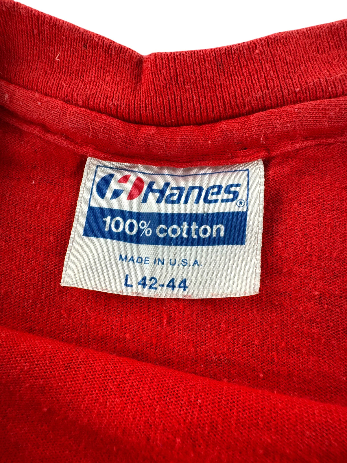 Tags on Vintage 80s Red Puffin tee SZ L (Fits M)