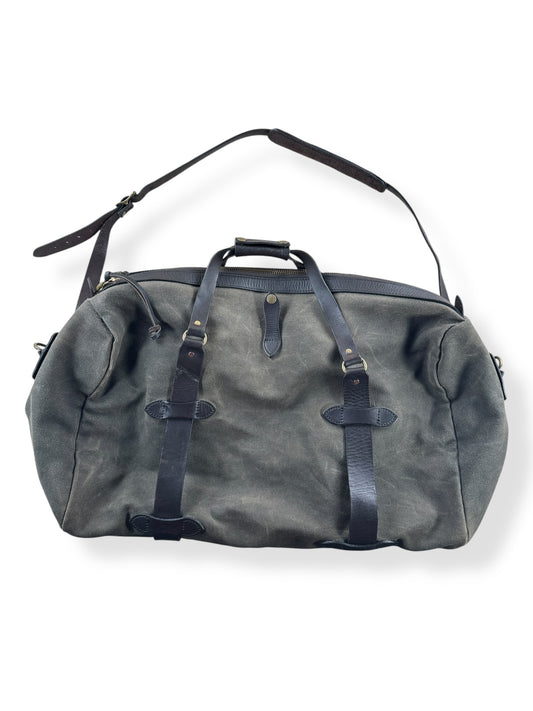 Front of Filson Waxed Heavy Twill Duffel Bag
