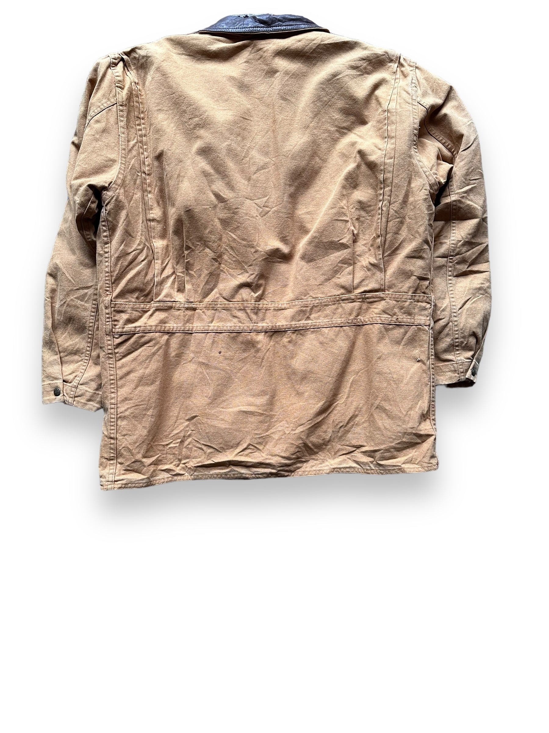 Rear View of Vintage Woolrich Blanket Lined Barn Coat SZ L | Vintage Woolrich Jacket Seattle  | Seattle Vintage Clothing