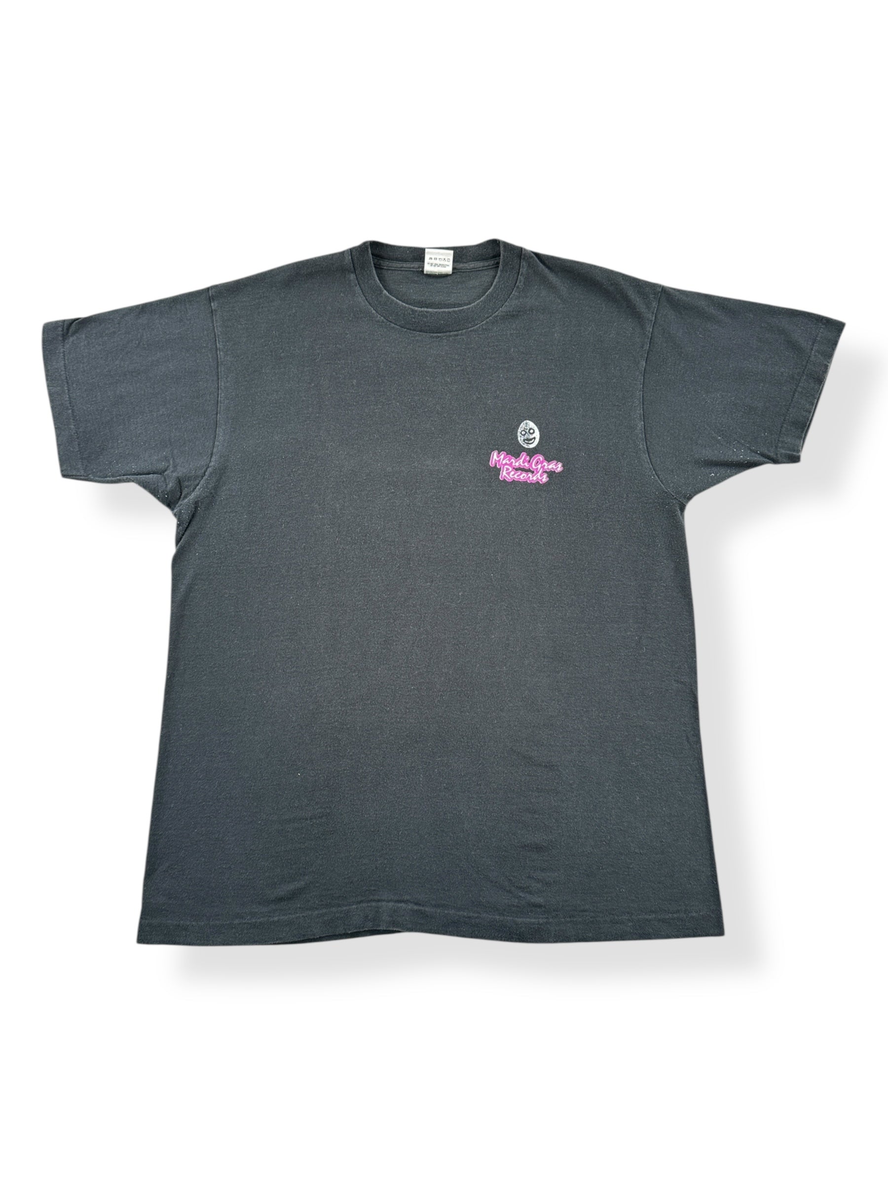 Front of Vintage Mardi Gras Records Tee SZ XL