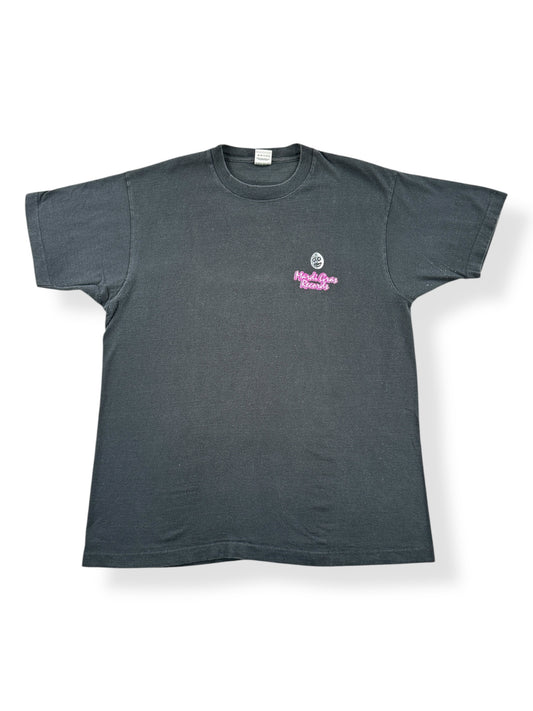 Front of Vintage Mardi Gras Records Tee SZ XL