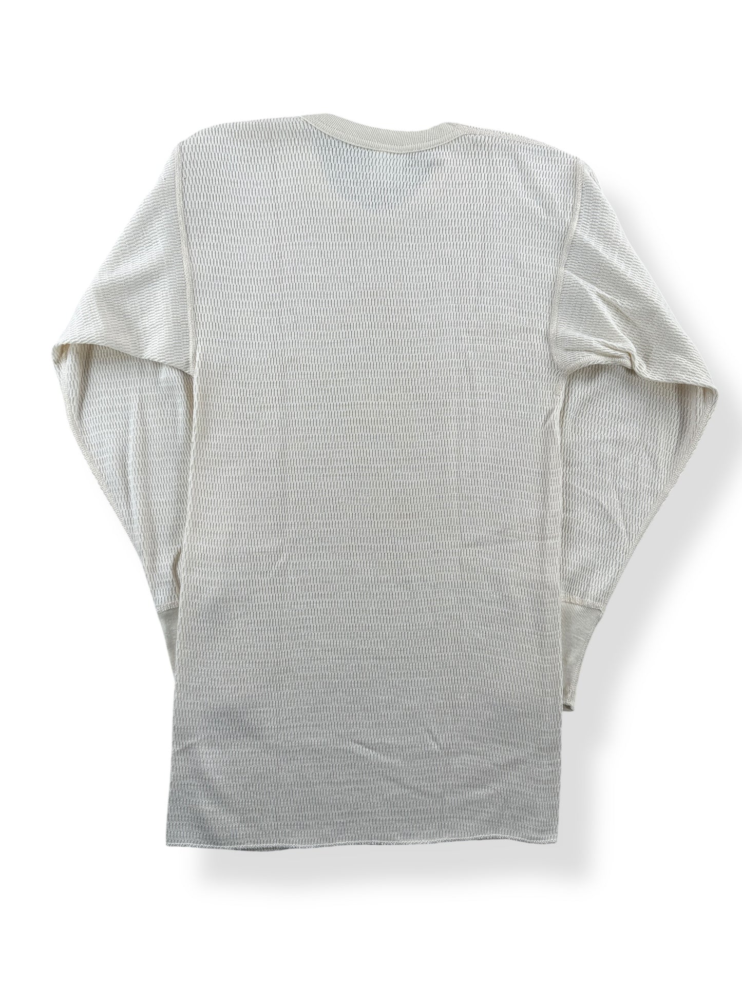 Back of Vintage Sears Waffle Thermal Shirt SZ L (Fits XS)