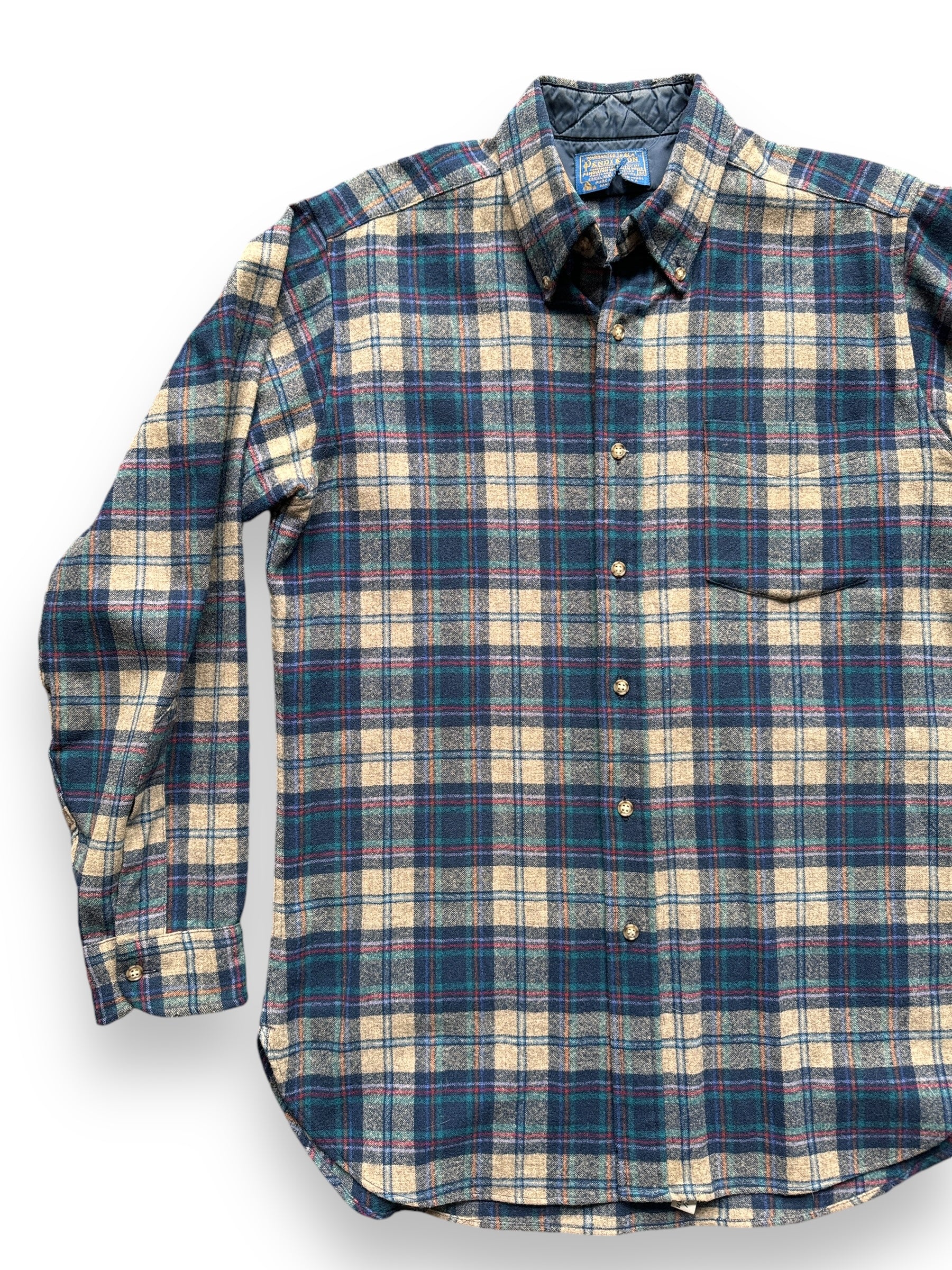 front right of Vintage Pendleton Flannel SZ M