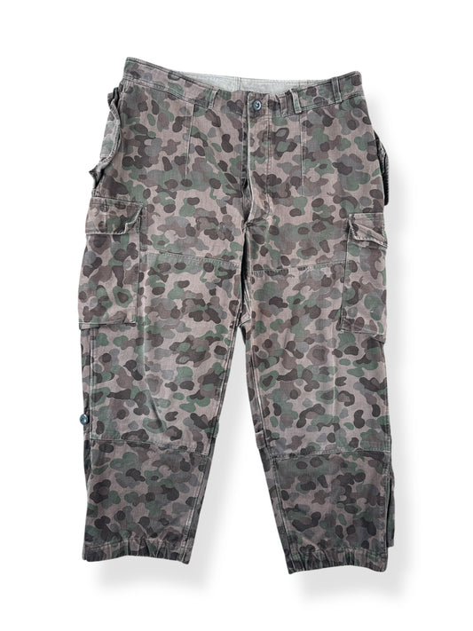 Front of Vintage Austrian Pea Dot Camo Trousers W36