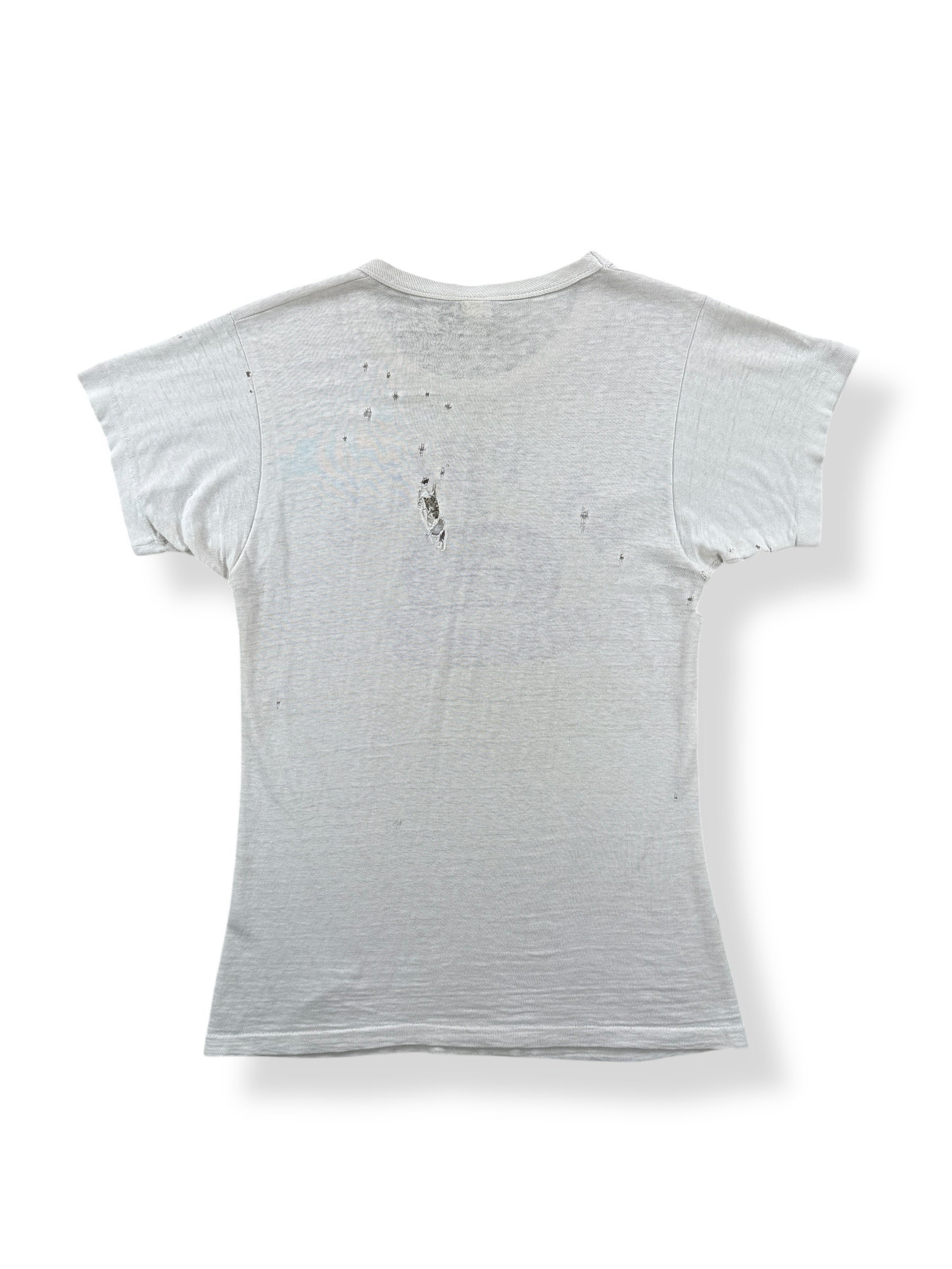 Back of Vintage 60s Era Russell Southern St Phillip Phys Ed Tee SZ S