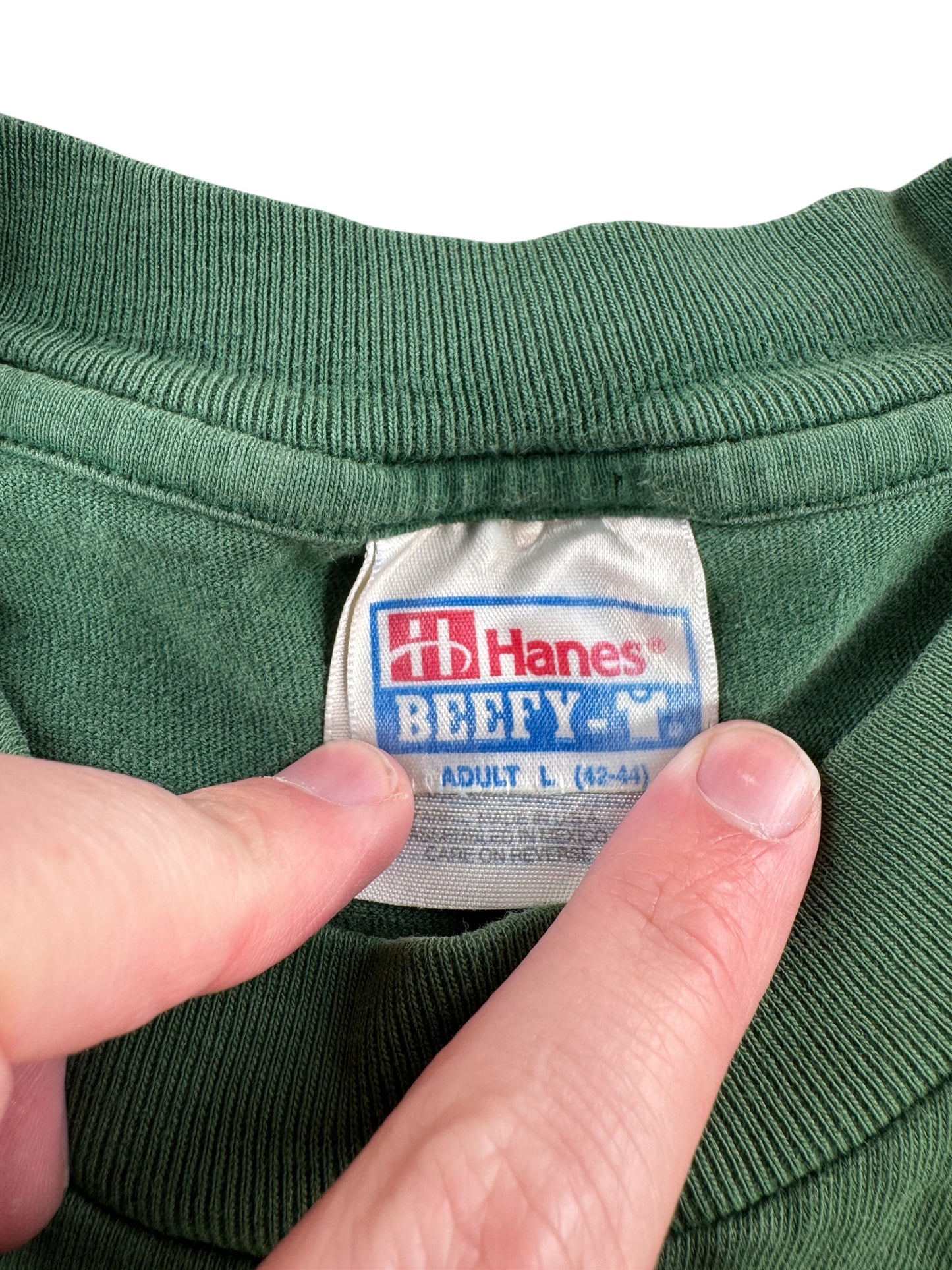 Tag on Vintage Friction Specialties Portland OR Pocket Tee SZ L