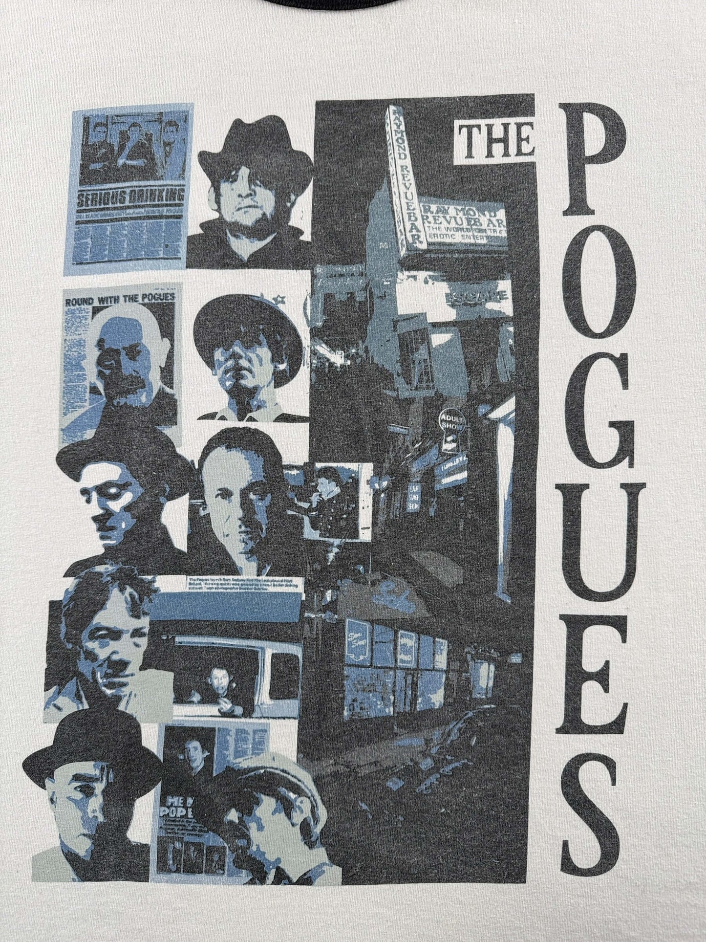 Graphics of Vintage 2000s Era Pogues Ringer Tee SZ XL