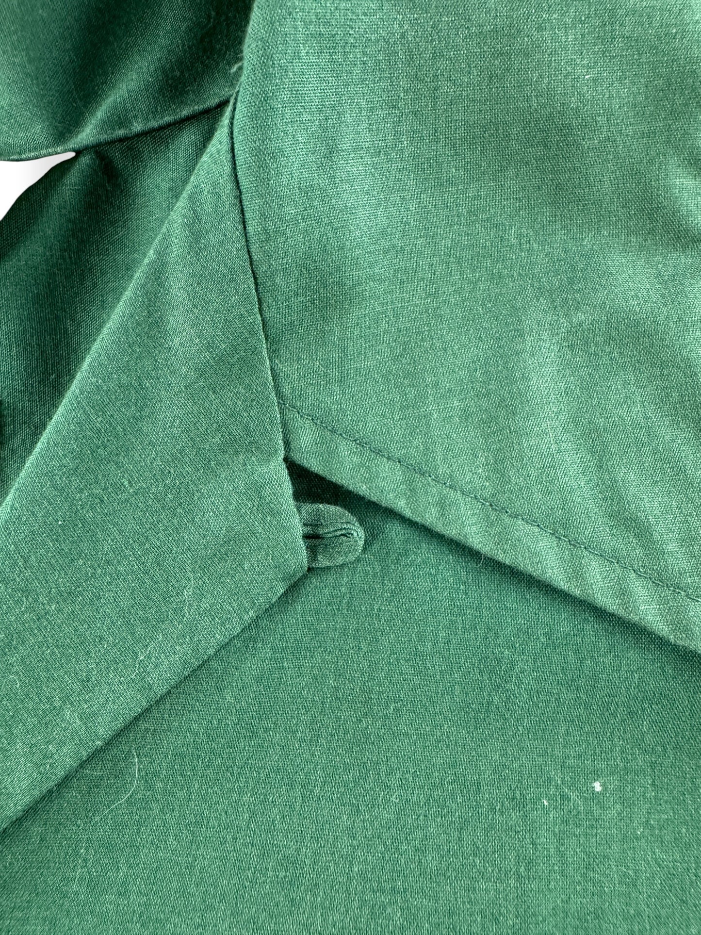 Close up of loop on collar of Vintage Mr. California Loop Collar Shirt 