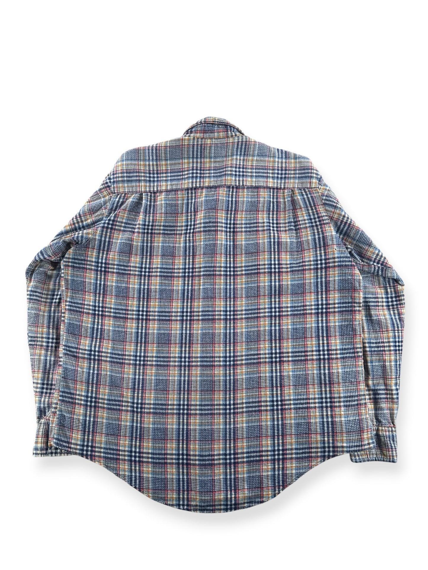 Back of Vintage Chandler Printed Cotton Flannel SZ L