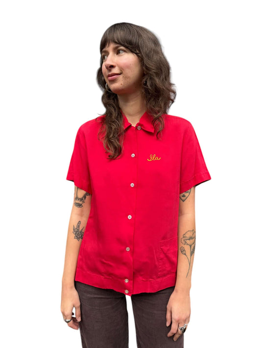 Vintage El Taco Bowling Shirt SZ S