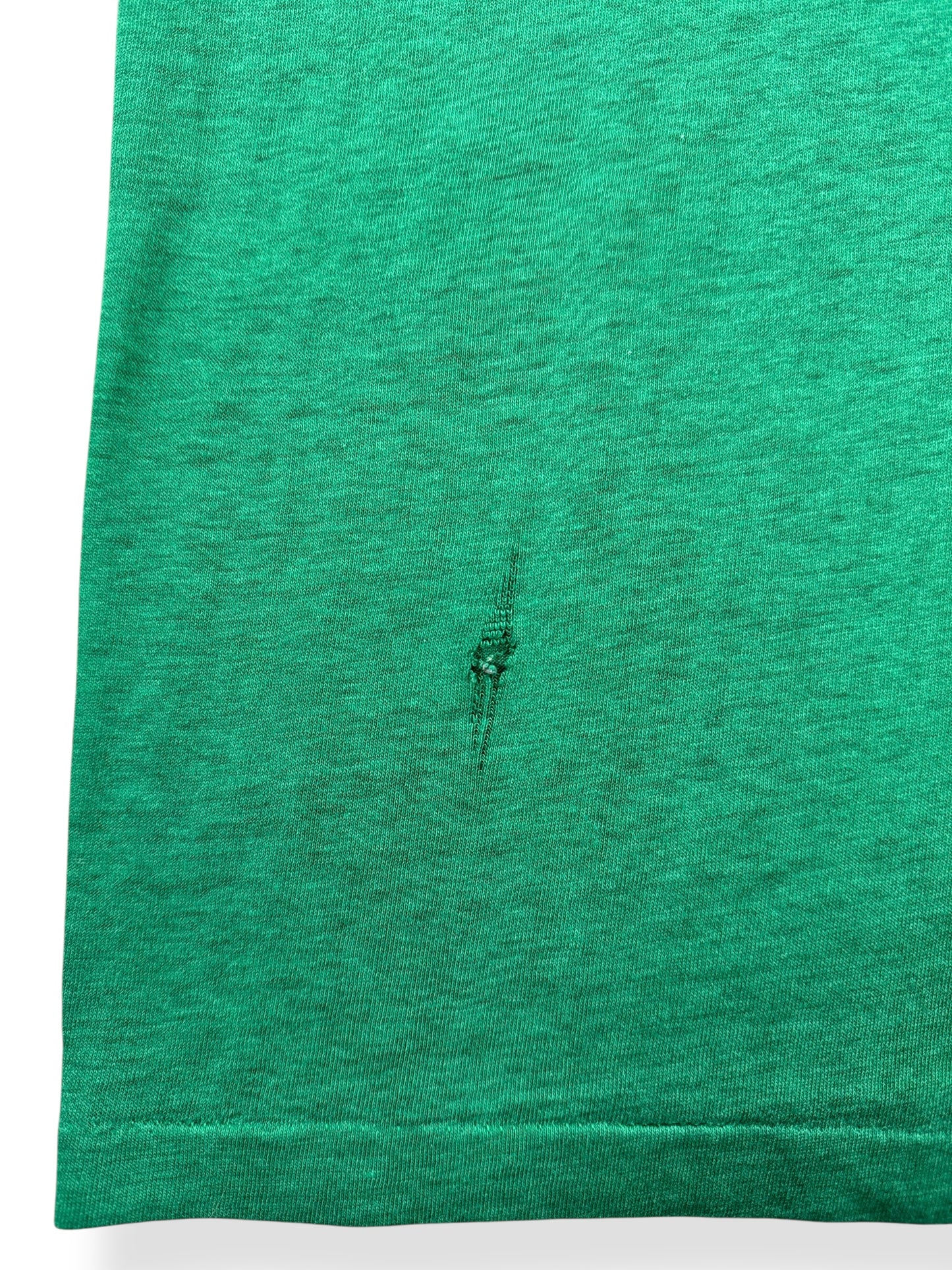 Small Hole on Vintage Kiss Me I'm Irish Tee SZ M AS IS