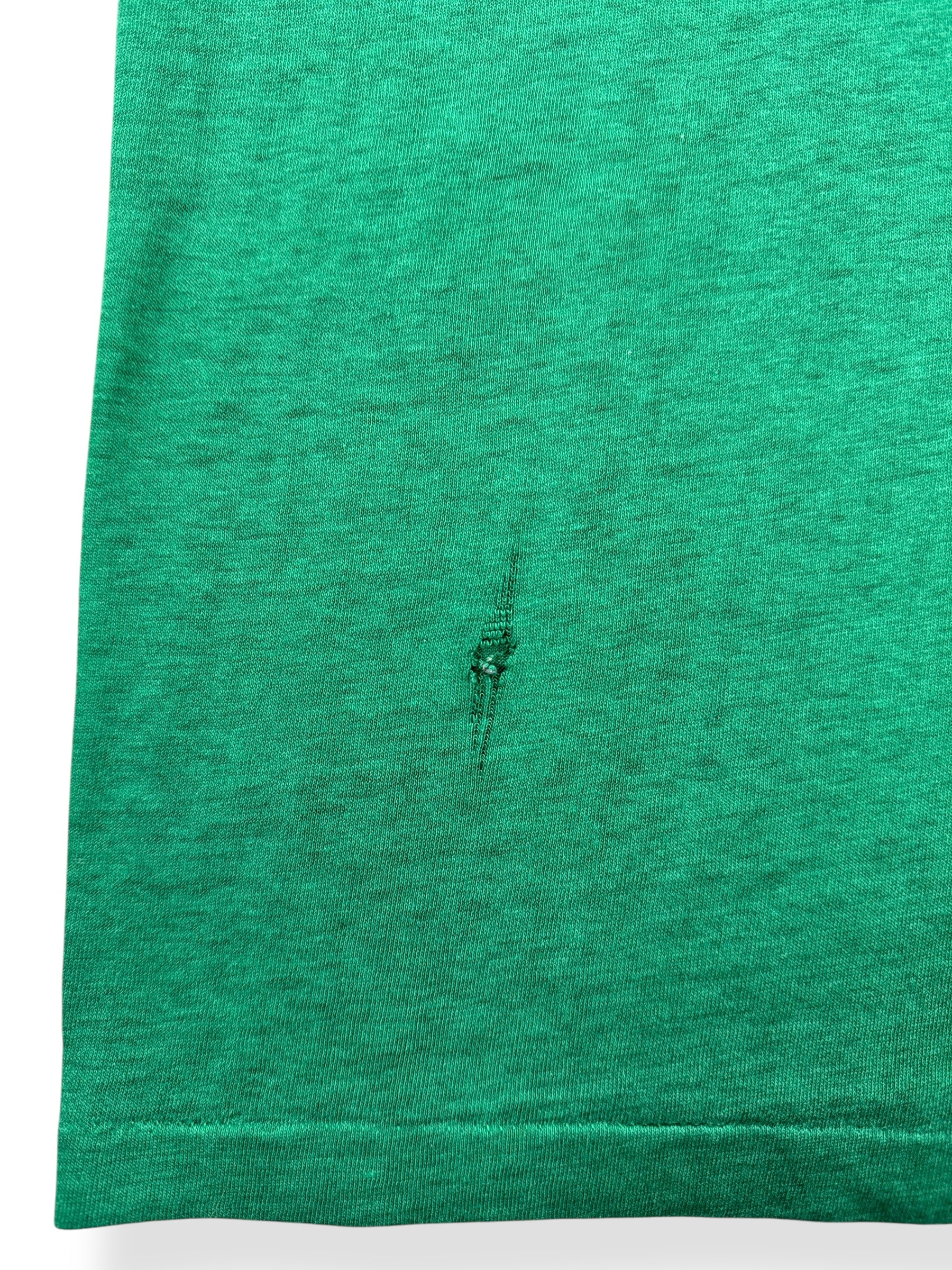 Small Hole on Vintage Kiss Me I'm Irish Tee SZ M AS IS