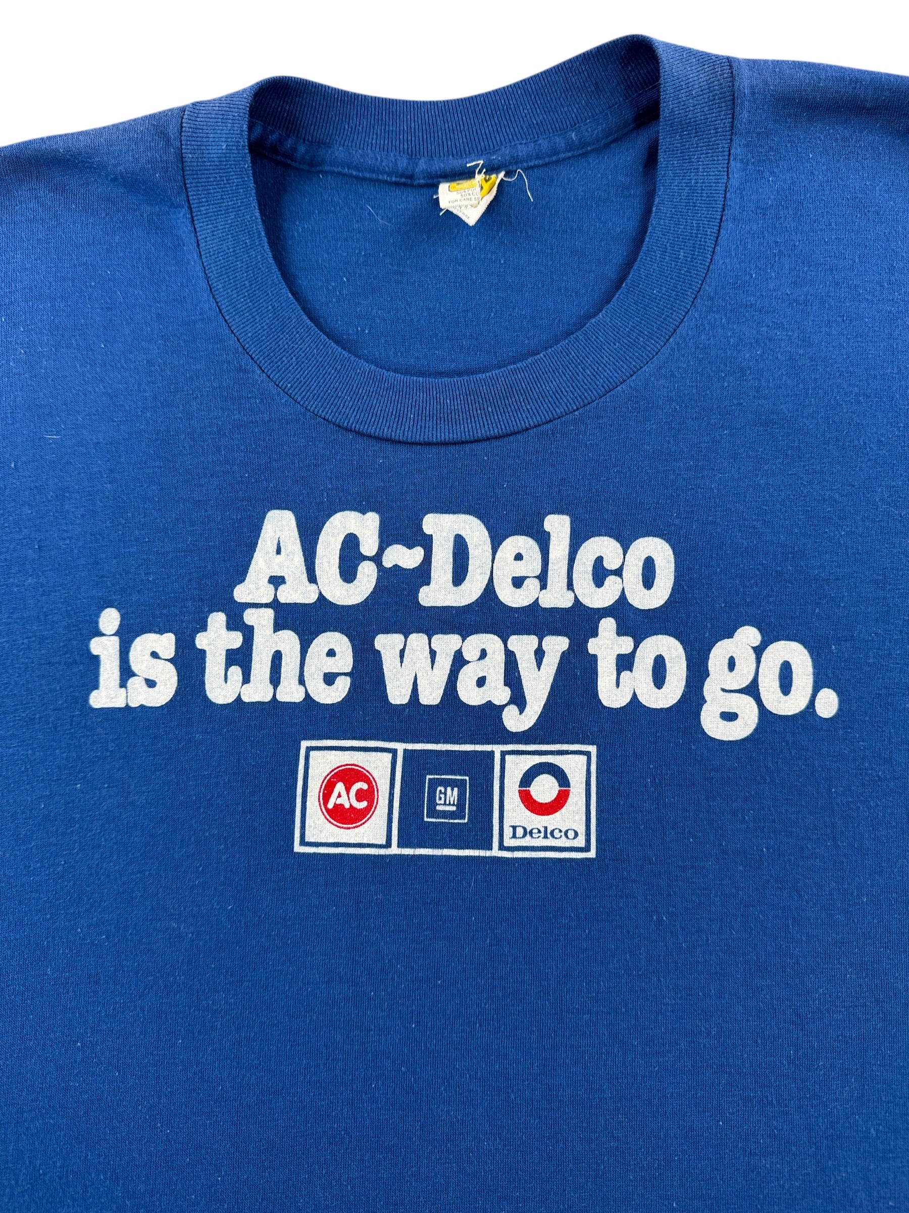 Graphic of Vintage Delco Tee SZ XL (Fits M)