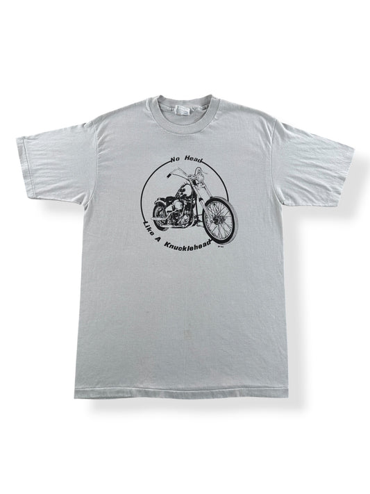 Front of Vintage Knucklehead Biker Tee SZ L (Fits M)