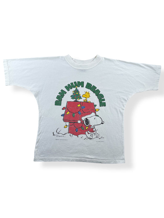 Front of Vintage Snoopy Christmas Tee SZ M