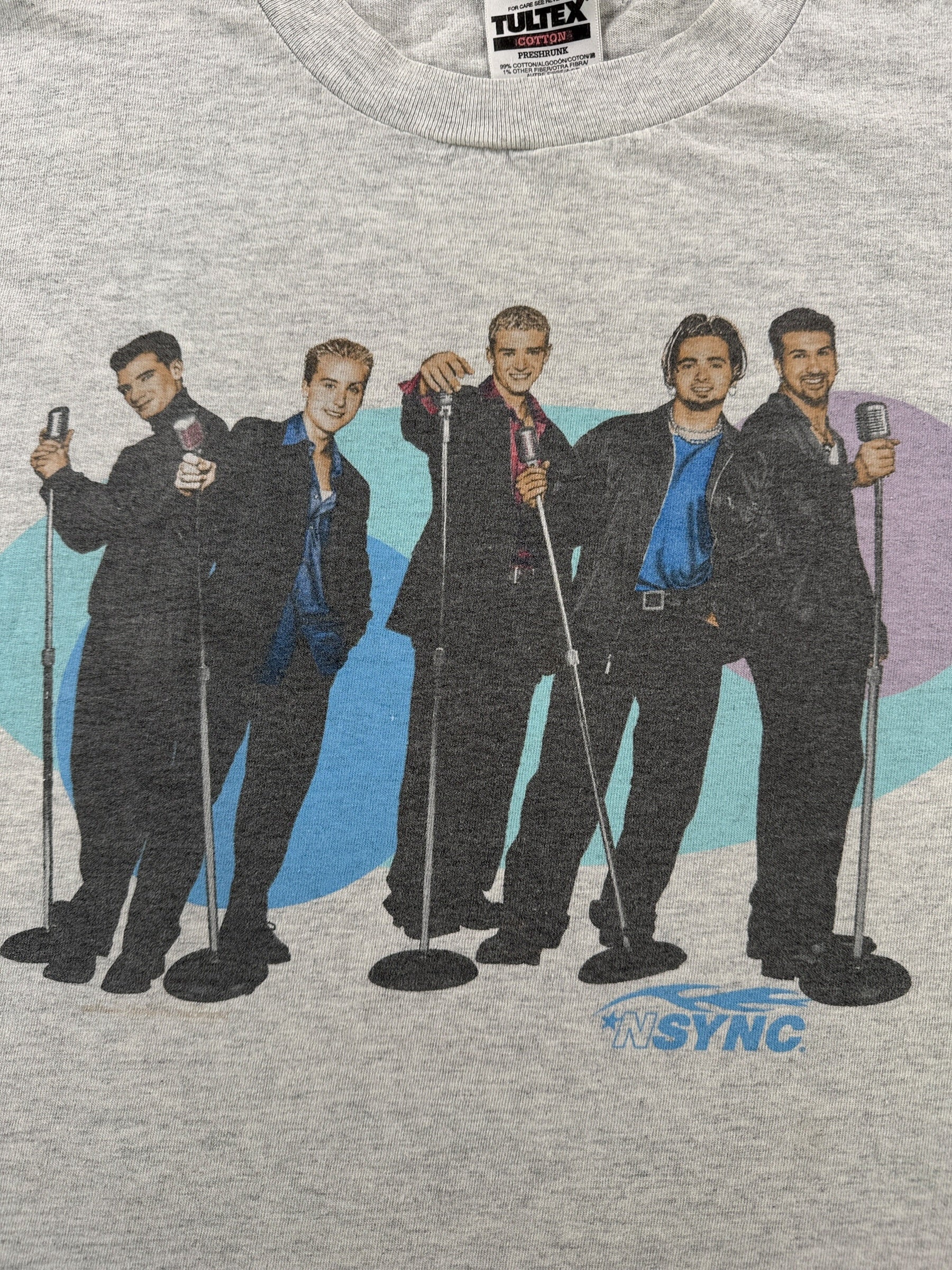 Graphic of Vintage Late 90s NSYNC Tee SZ L