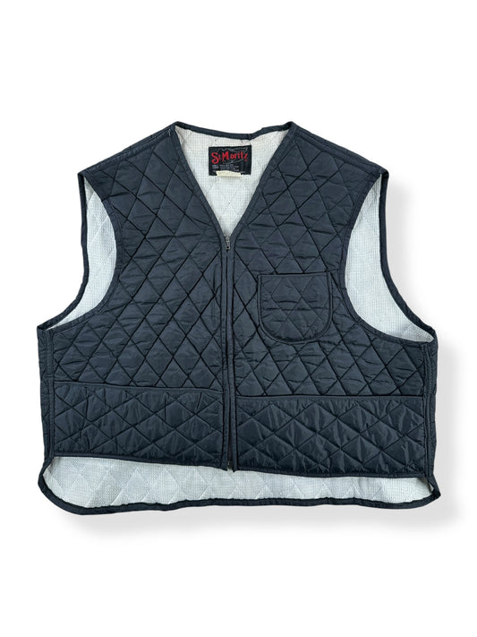 Front of Vintage St. Moritz Light Quilted Vest SZ XXL