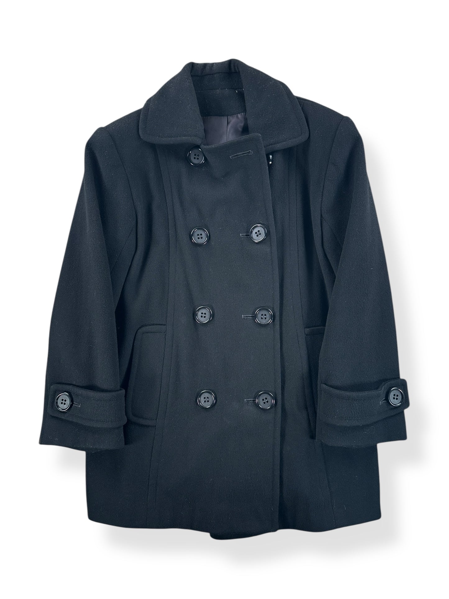 Front Close Up of Vintage I. Magnin Pea Coat