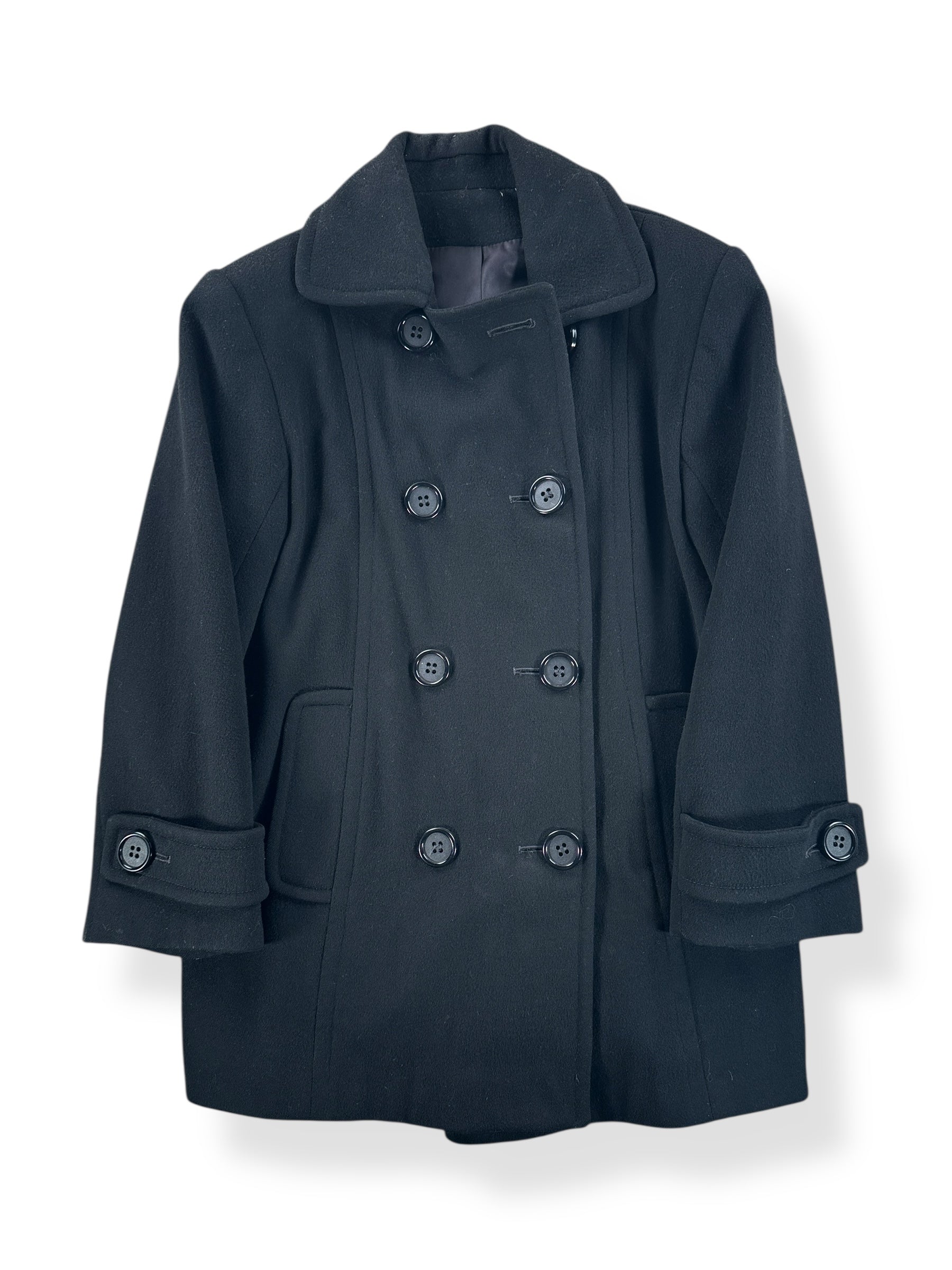 Front Close Up of Vintage I. Magnin Pea Coat