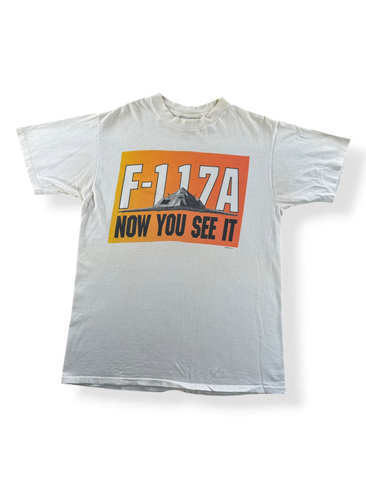 Front of Vintage F-117A Now You See It Now You Don't Tee SZ L