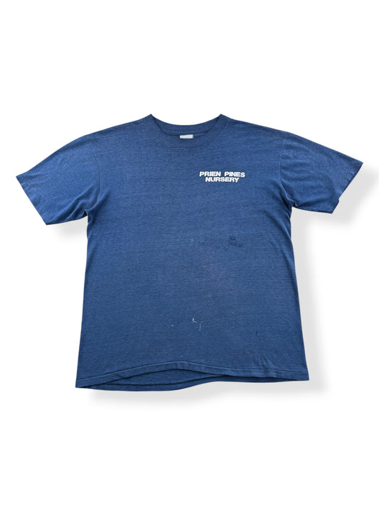 Front of Vintage Faded Prien Pines Nursery Tee SZ L