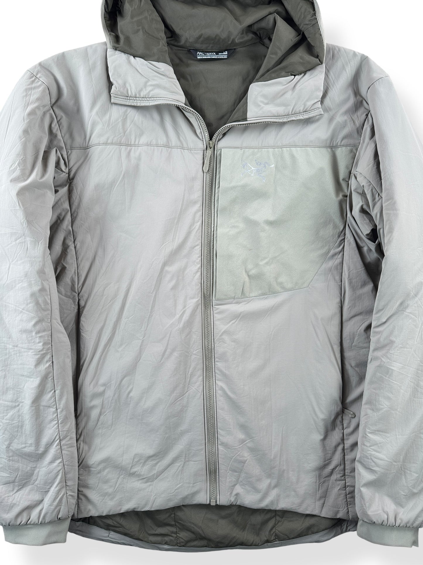 Front Close Up of Arc'teryx Proton LT Insulated Hoodie SZ L