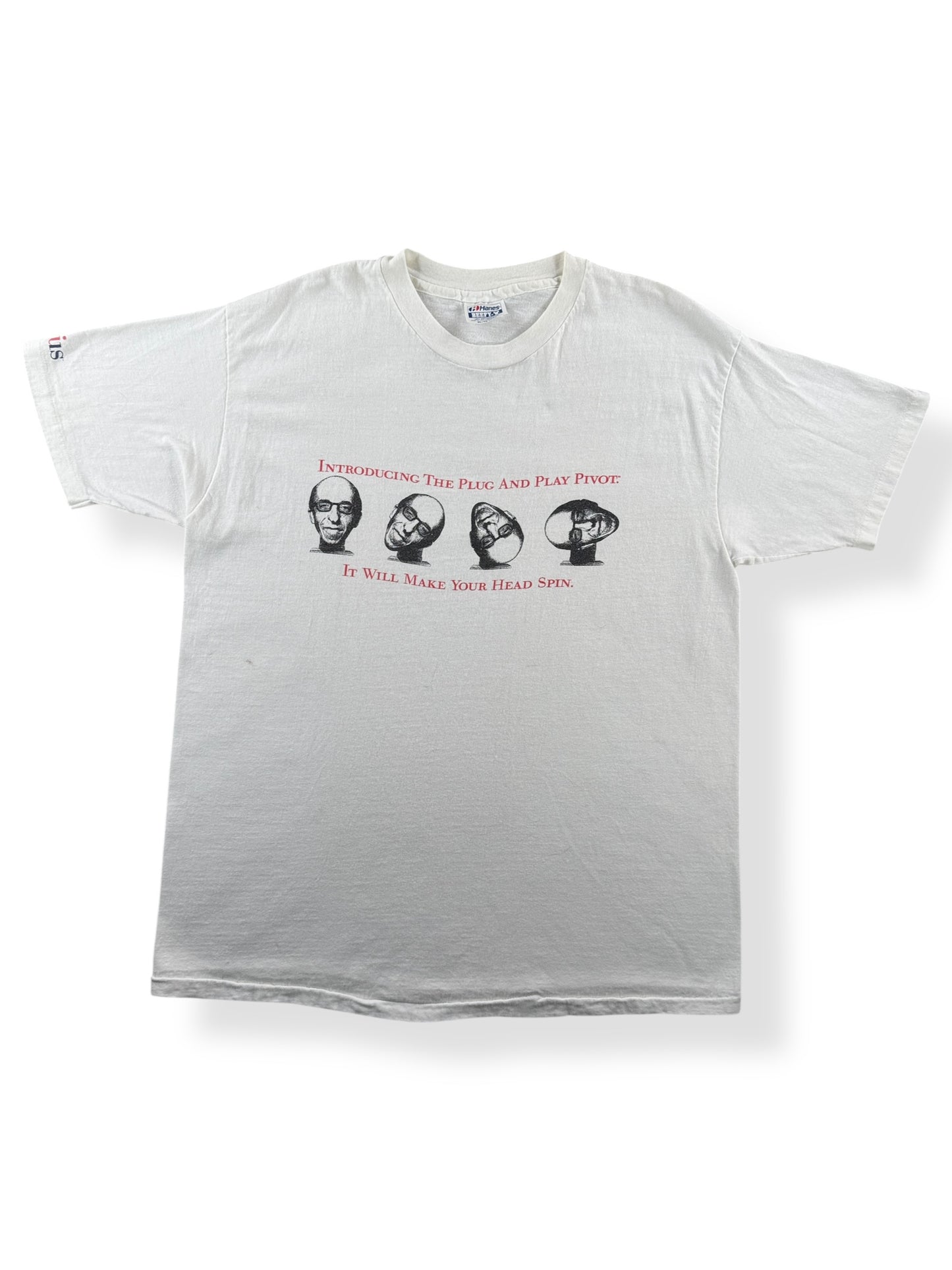 Front of Vintage Plug and Play Tee SZ XL (Fits L)