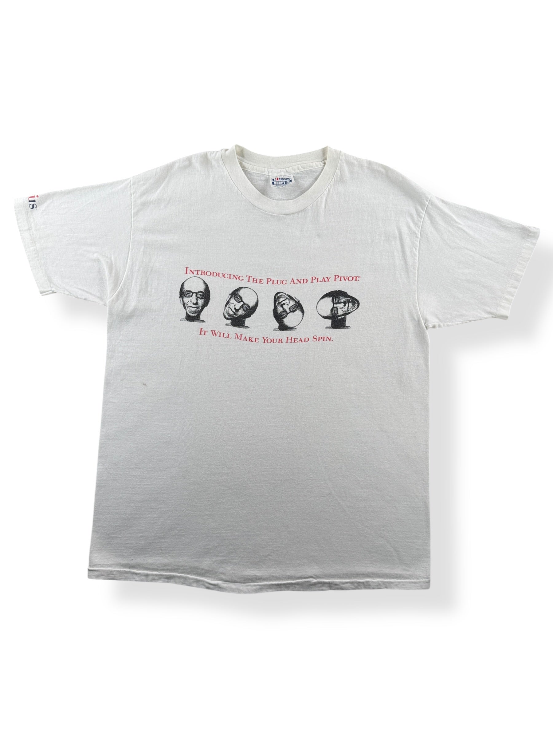 Front of Vintage Plug and Play Tee SZ XL (Fits L)