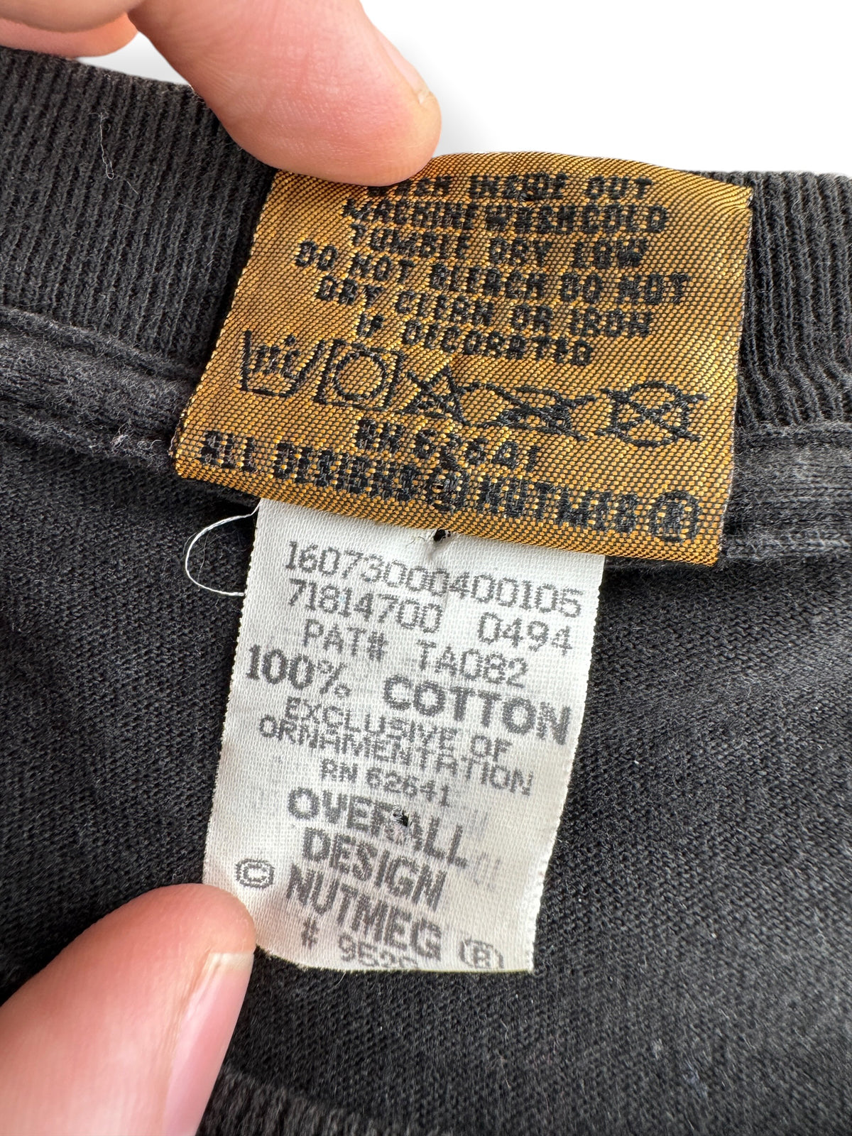 Tags on Vintage Rusty Wallace Racing Tee SZ L
