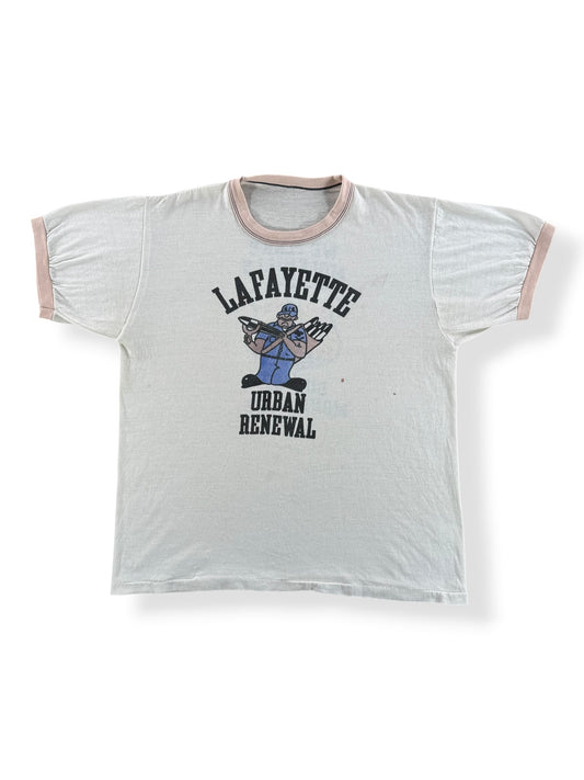 Front of Vintage 80s Urban Renewal Military Tee SZ M