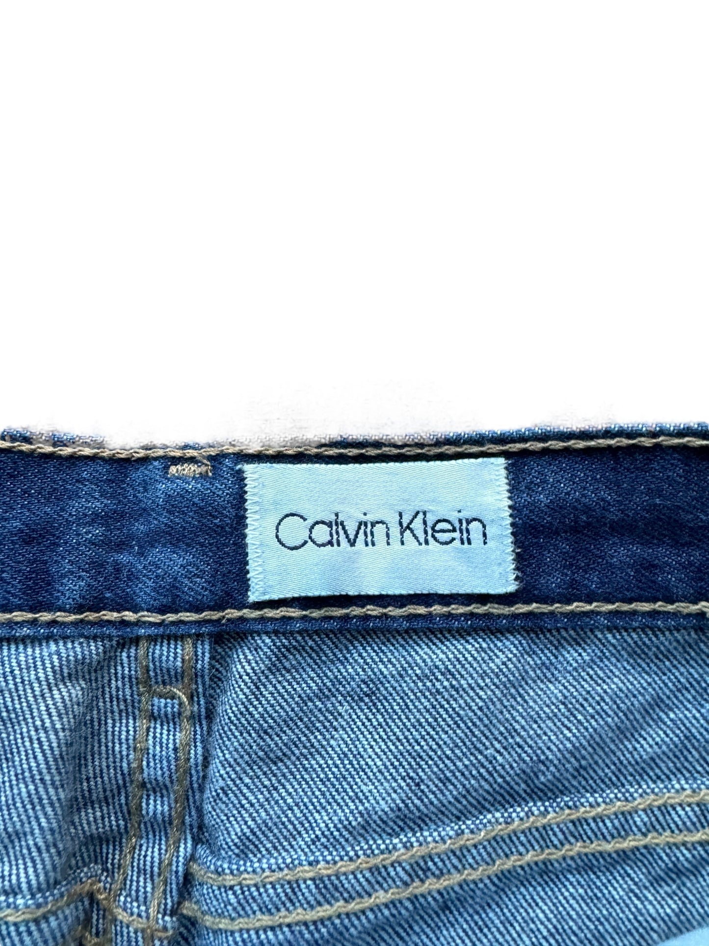 Label on Vintage USA Made Calvin Klein Jeans W28