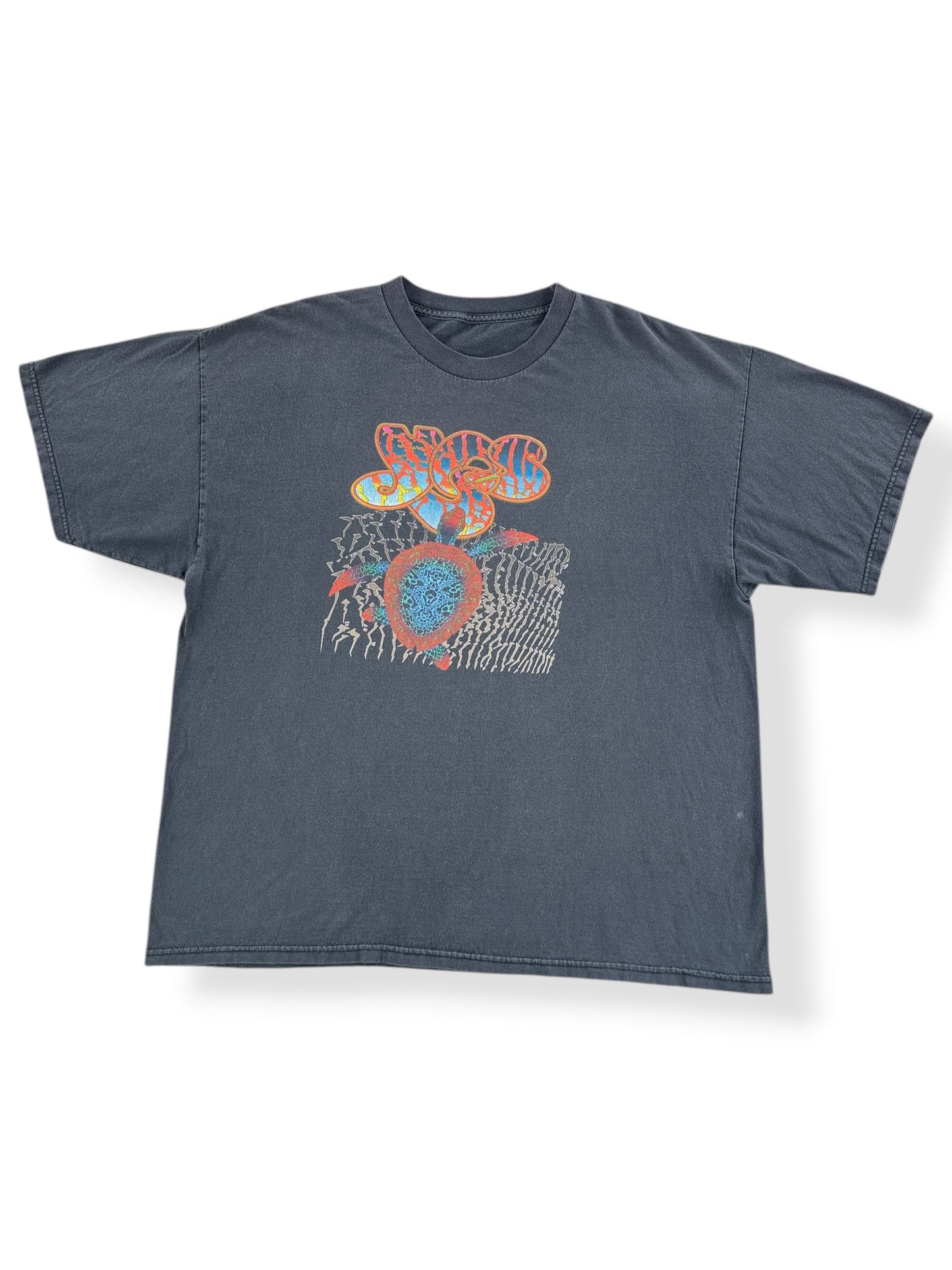 Front of Vintage Yes Tour Tee SZ XXL