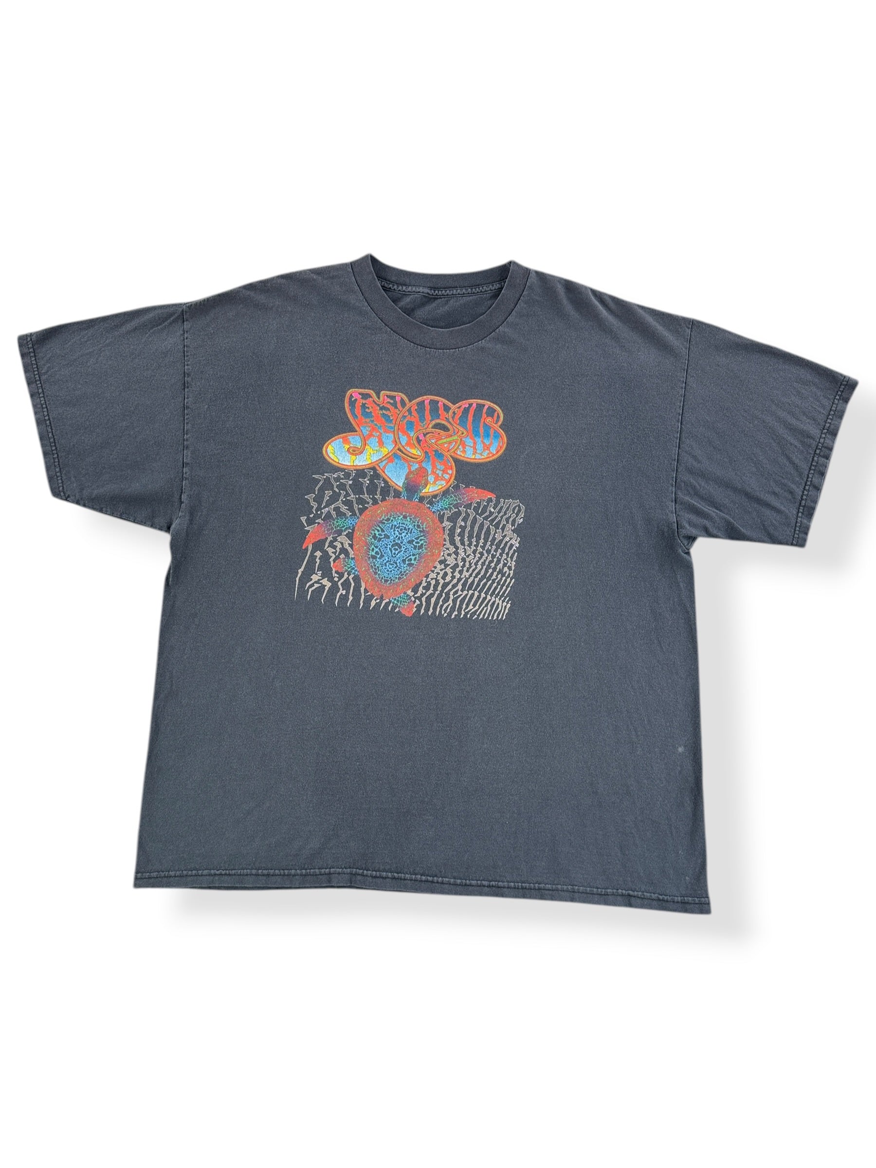 Front of Vintage Yes Tour Tee SZ XXL