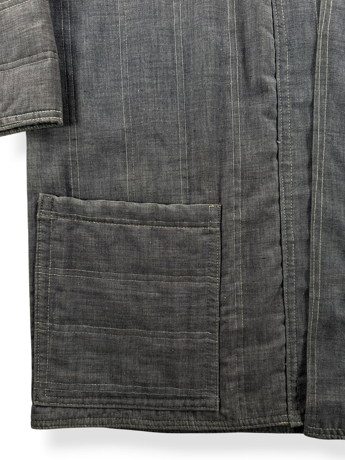 Pockets on front of Vintage 70s Gunnies Magnin Japanese Style Jacket SZ M