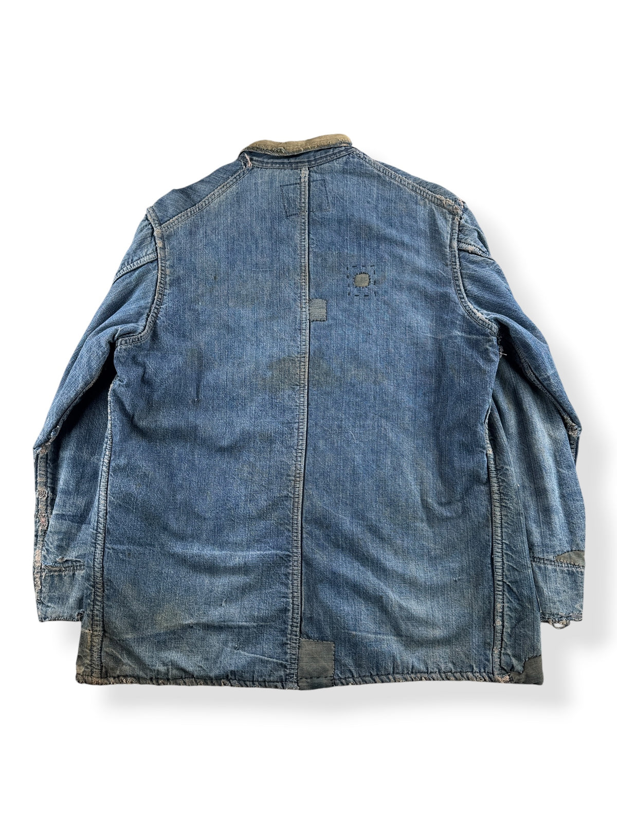 Back of Vintage 1940s Oshkosh Chore Coat SZ XL