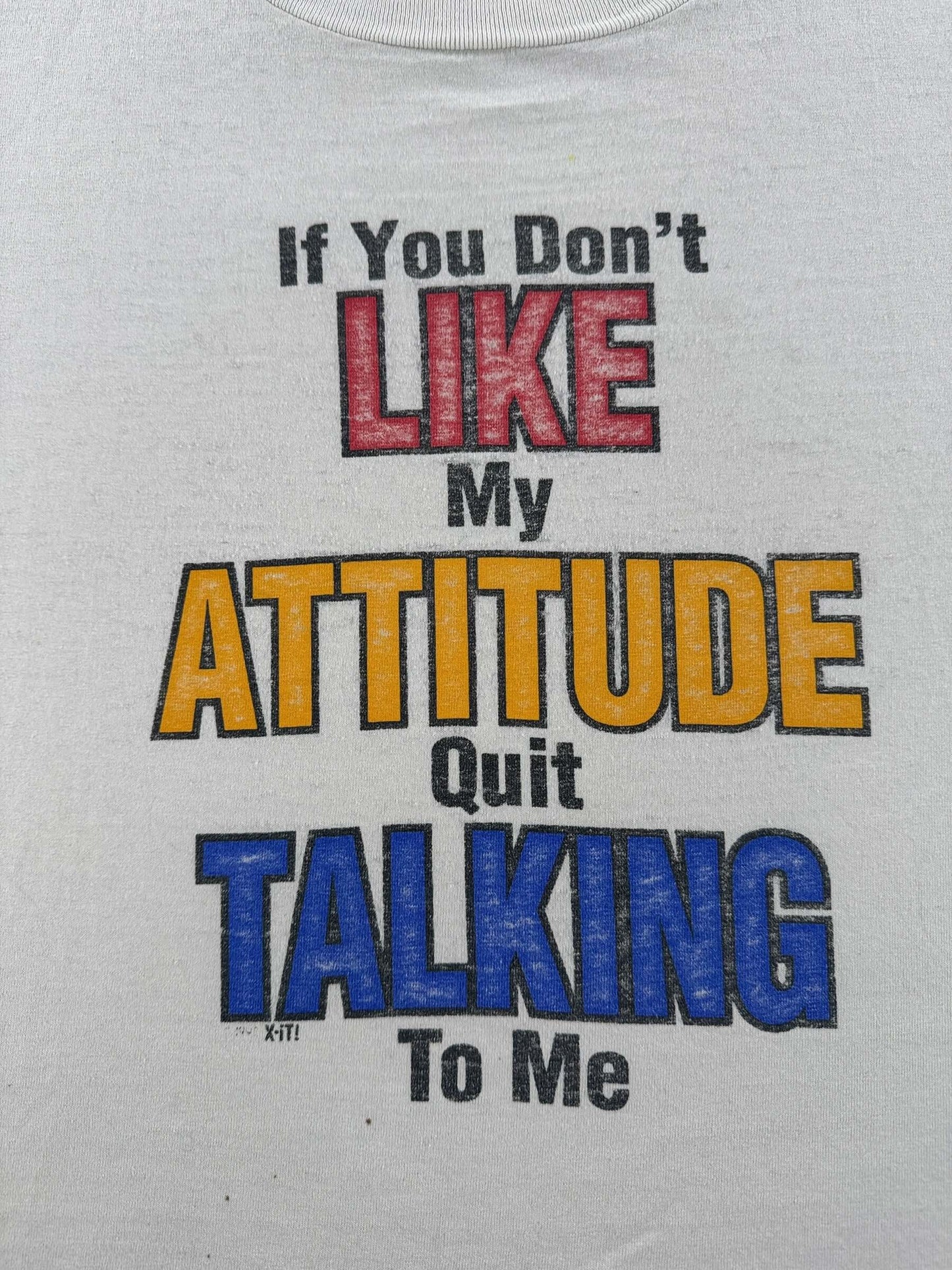Graphic of Vintage Attitude Crop Top SZ L