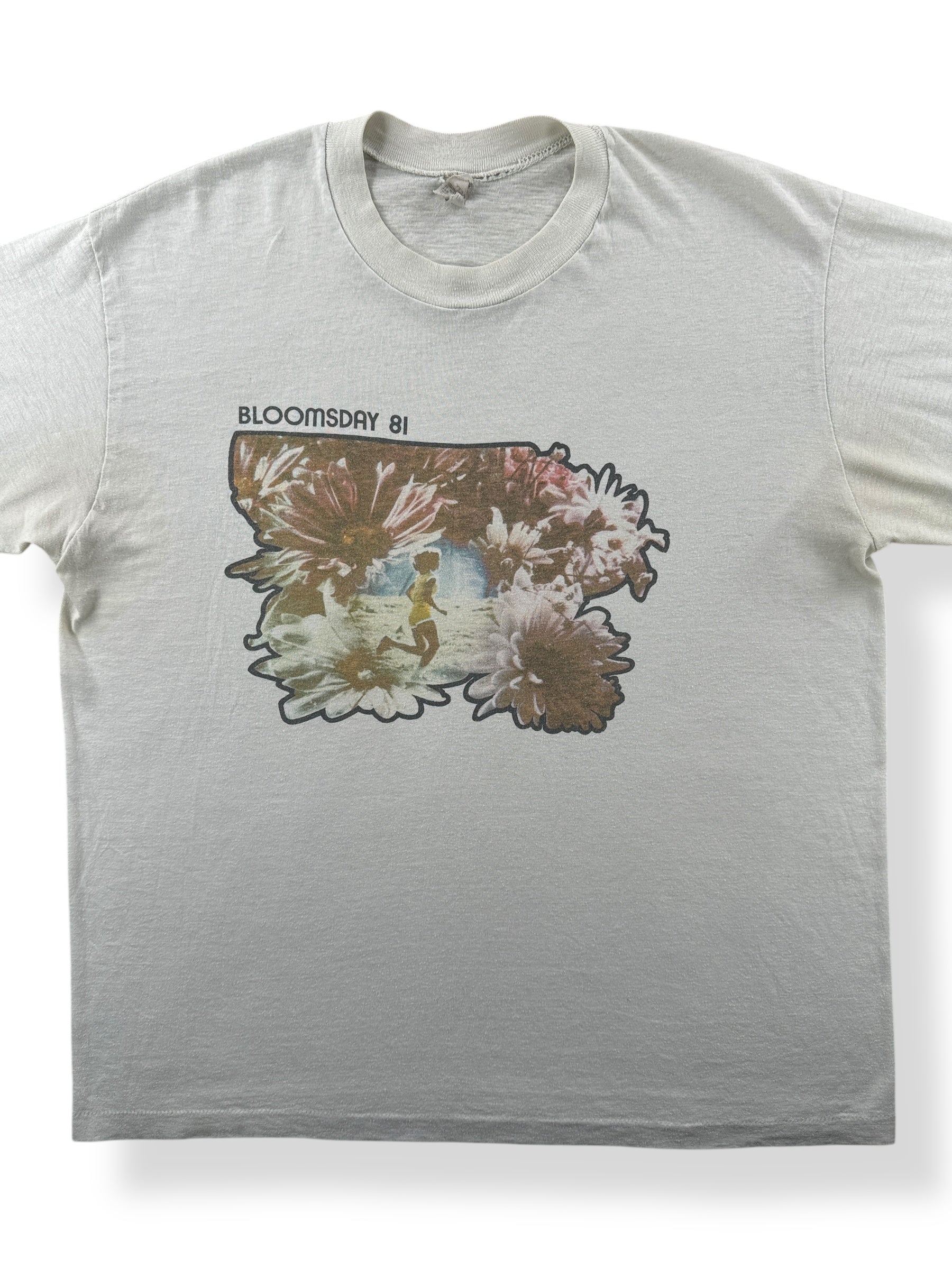 Front Close Up of Vintage 1981 Bloomsday Tee SZ L