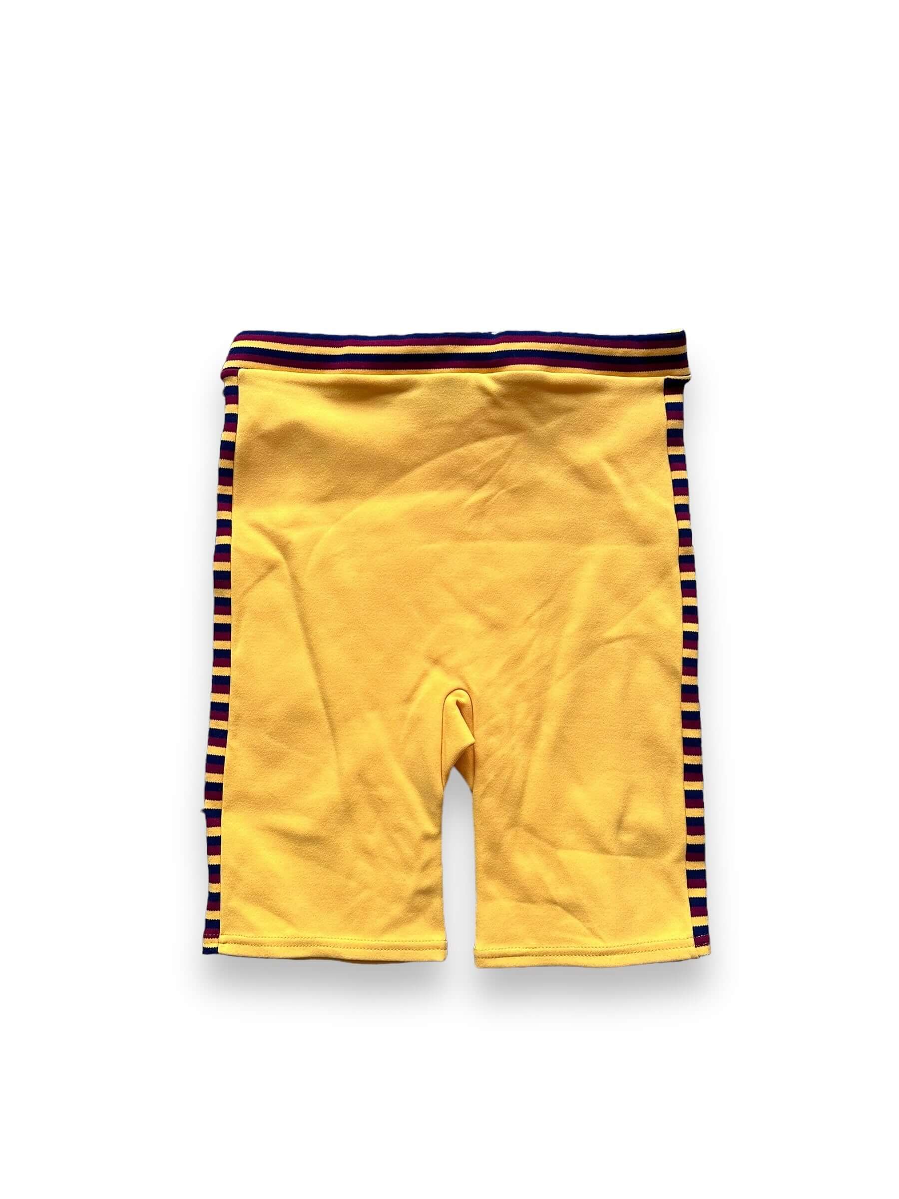 back of New Old Stock Campus Yellow/Red/Navy Bathing Suit SZ L (36-38)