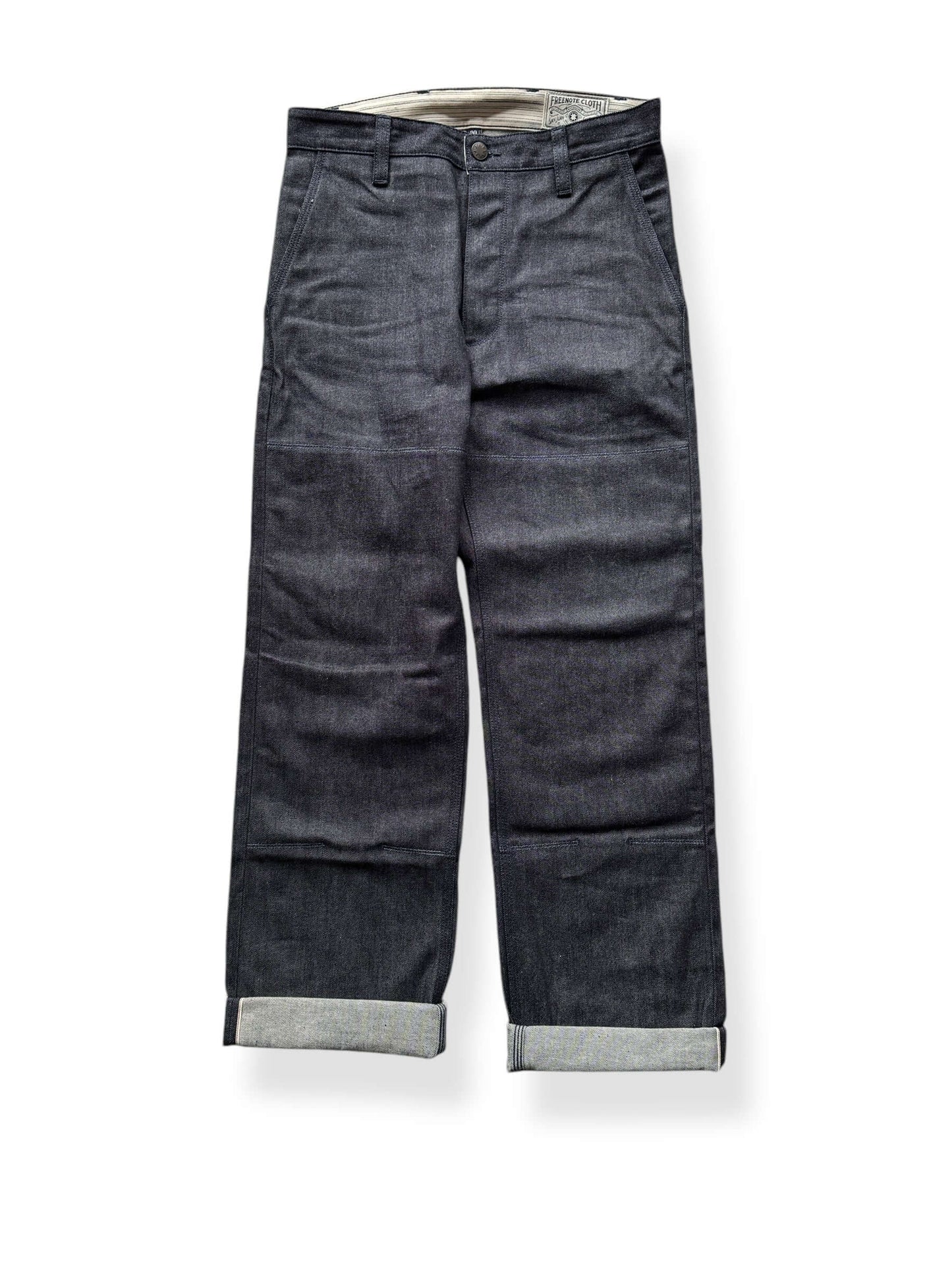 Front of Freenote Ortega Pant 11 oz Denim W33