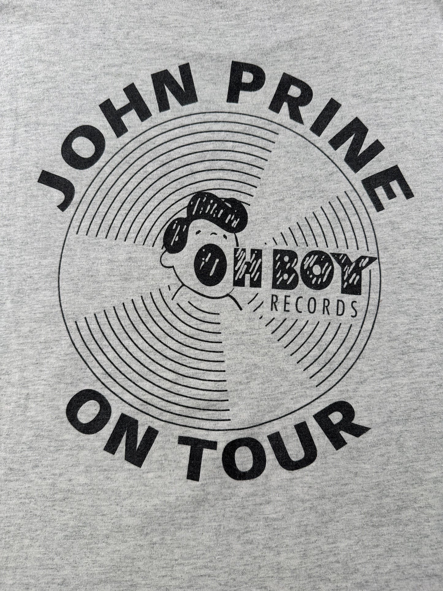 Back Graphic on Vintage John Prine Souvenirs Tour Shirt SZ XL