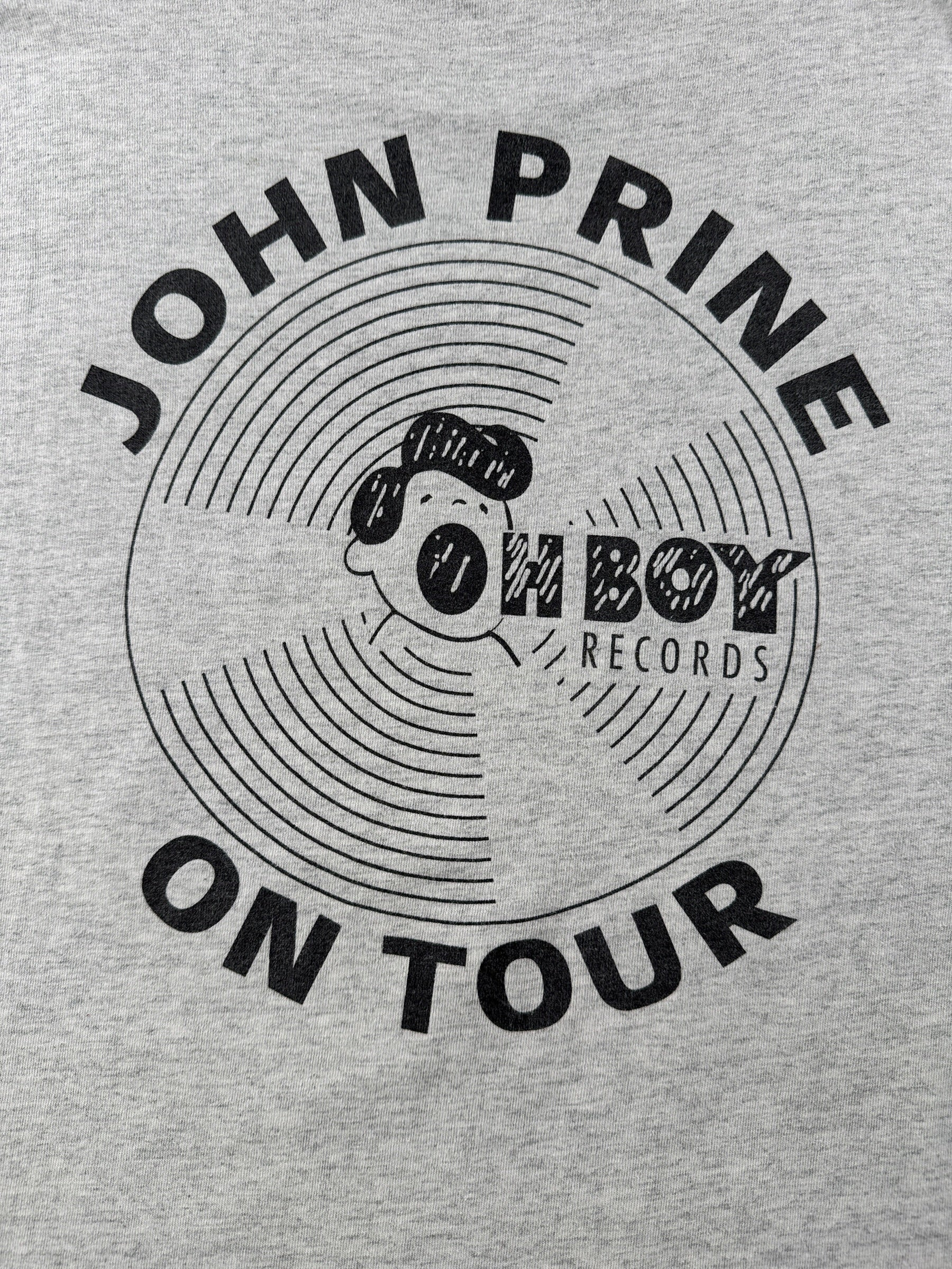 Back Graphic on Vintage John Prine Souvenirs Tour Shirt SZ XL
