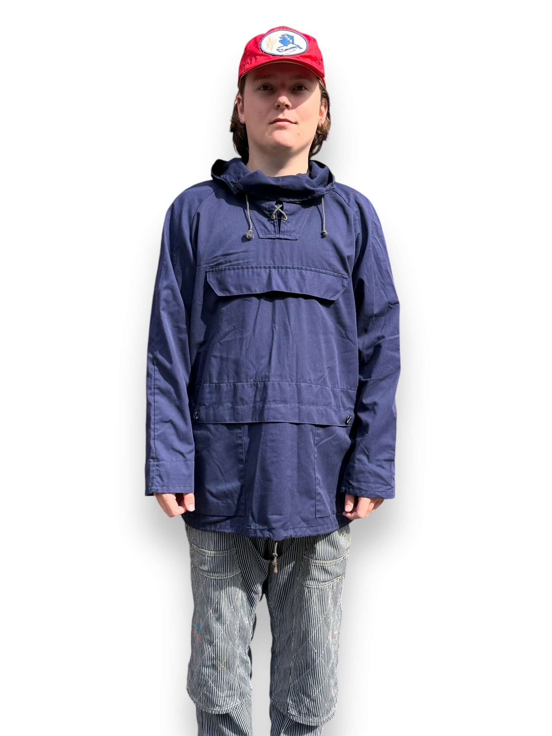 Front On Body View of Vintage Mountaineering Smock SZ XL