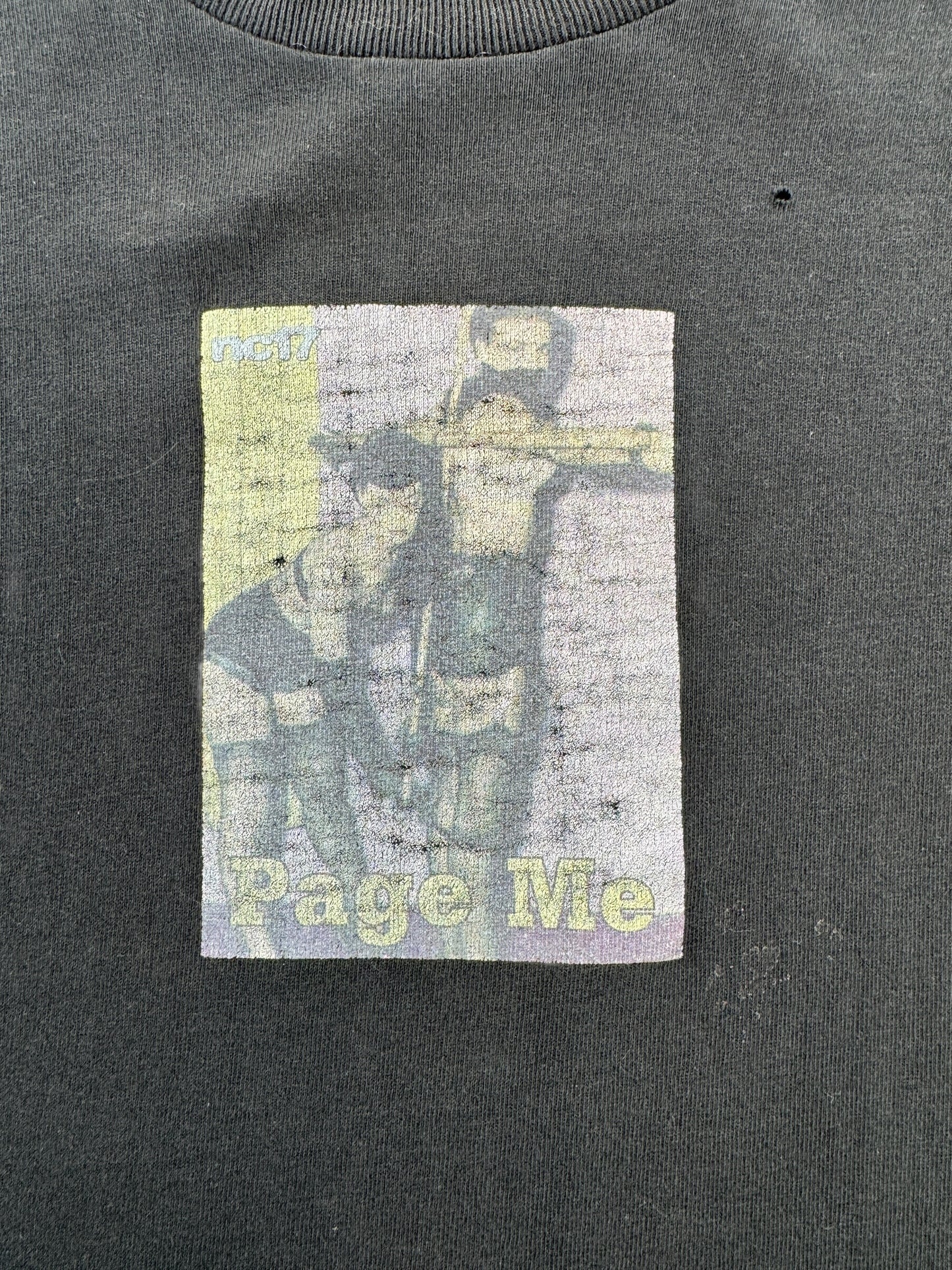 Graphic of Vintage NC17 Page Me Bondage Tee SZ XL