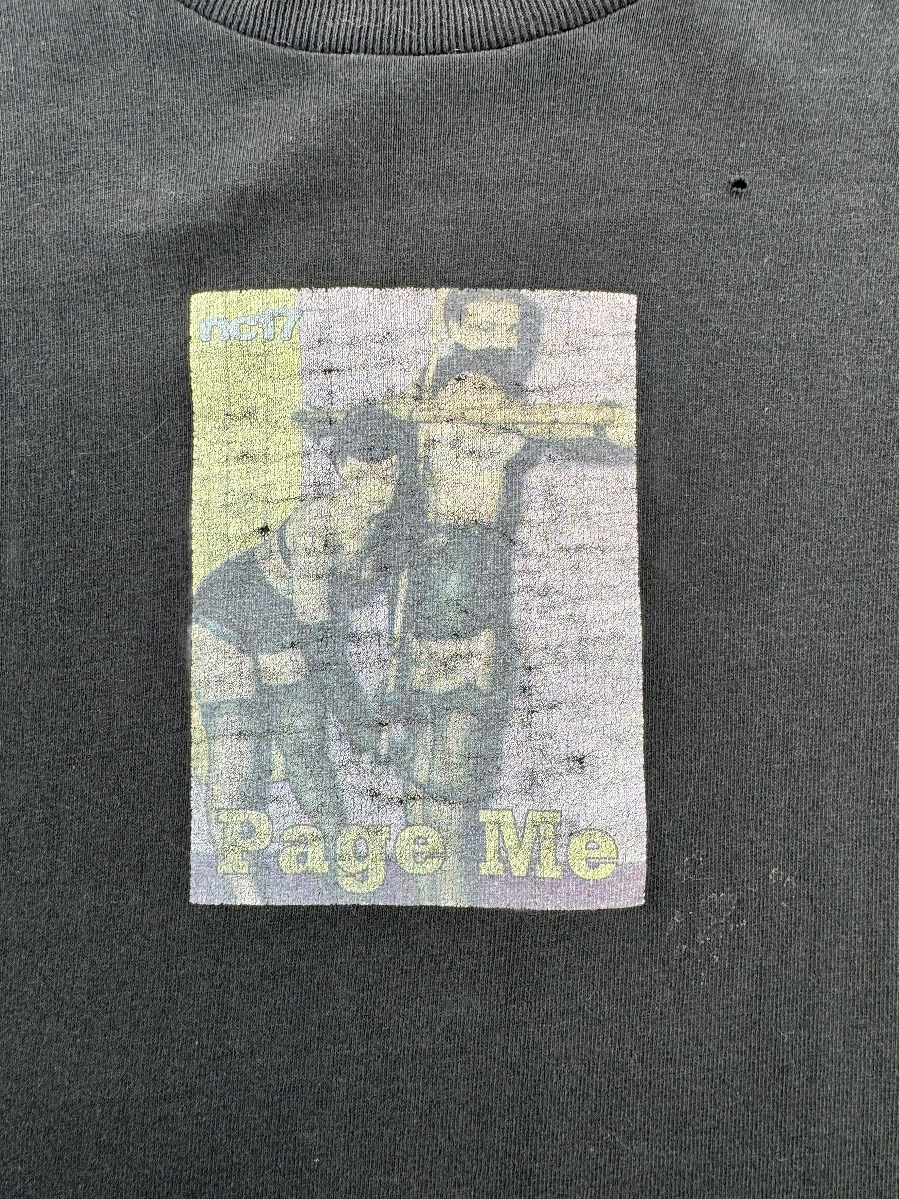 Graphic of Vintage NC17 Page Me Bondage Tee SZ XL