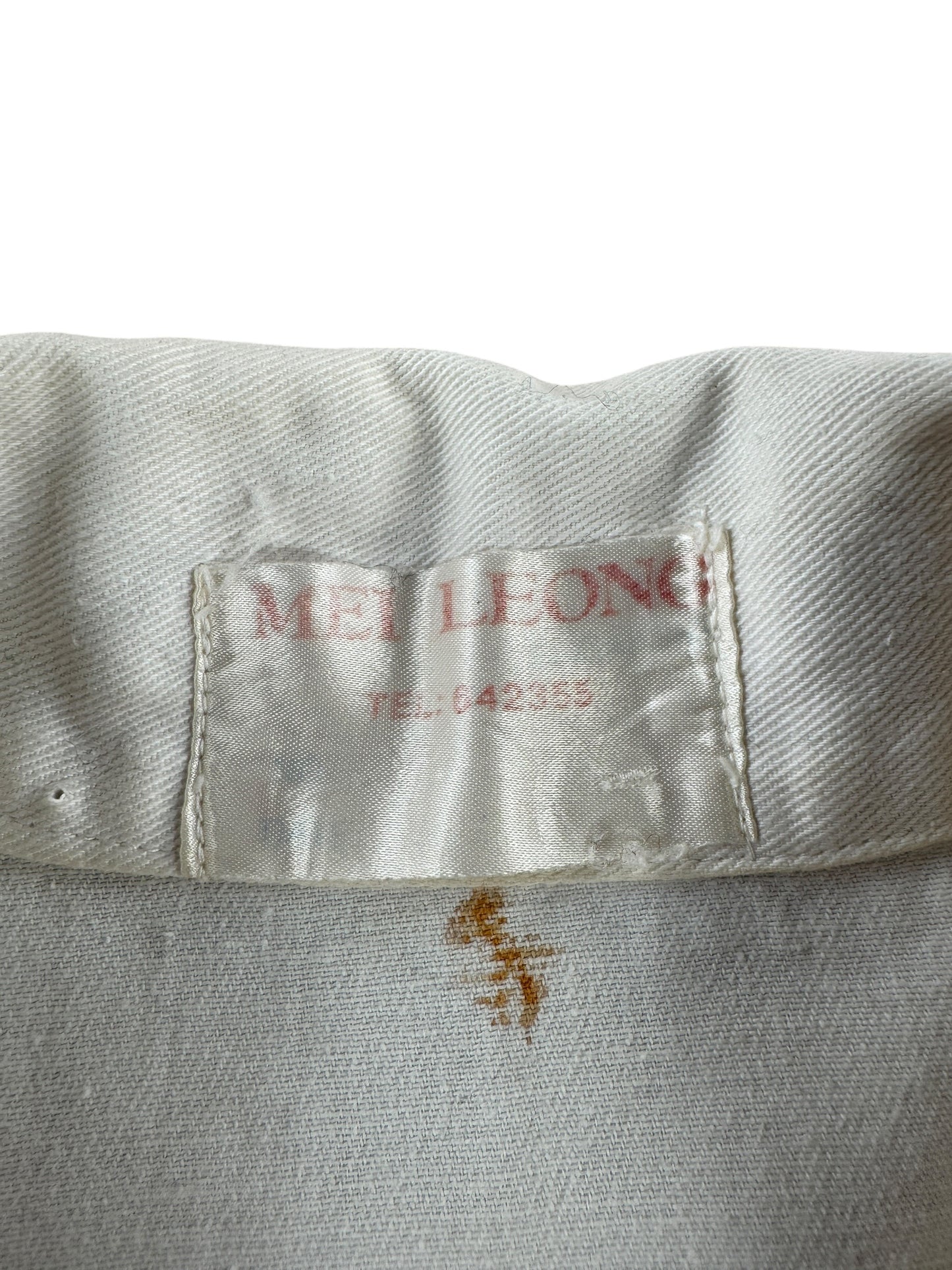 Label on Vintage HBT Cropped Jacket SZ M