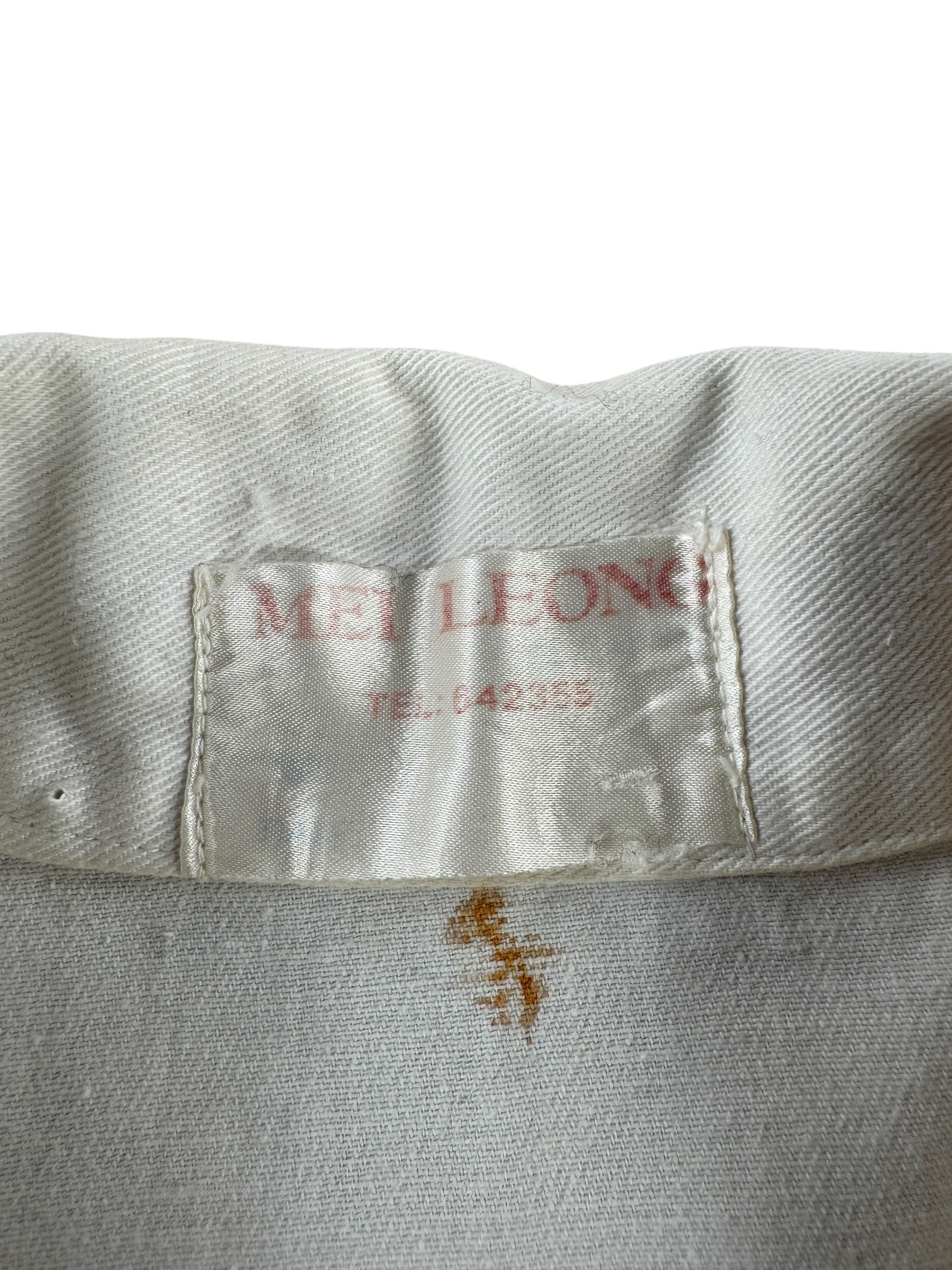 Label on Vintage HBT Cropped Jacket SZ M
